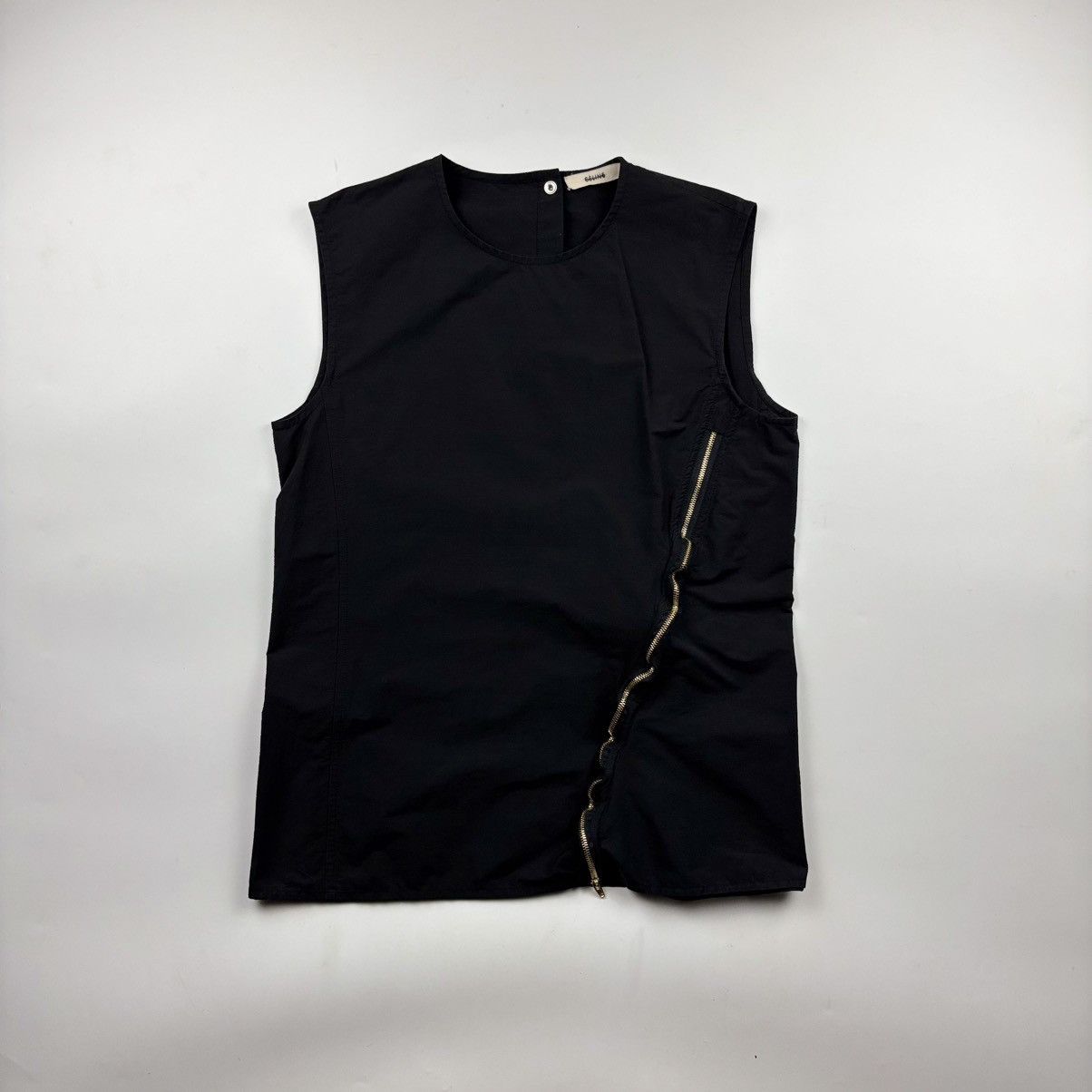 Celine Phoebe Philo Asymmetrical Zip Top