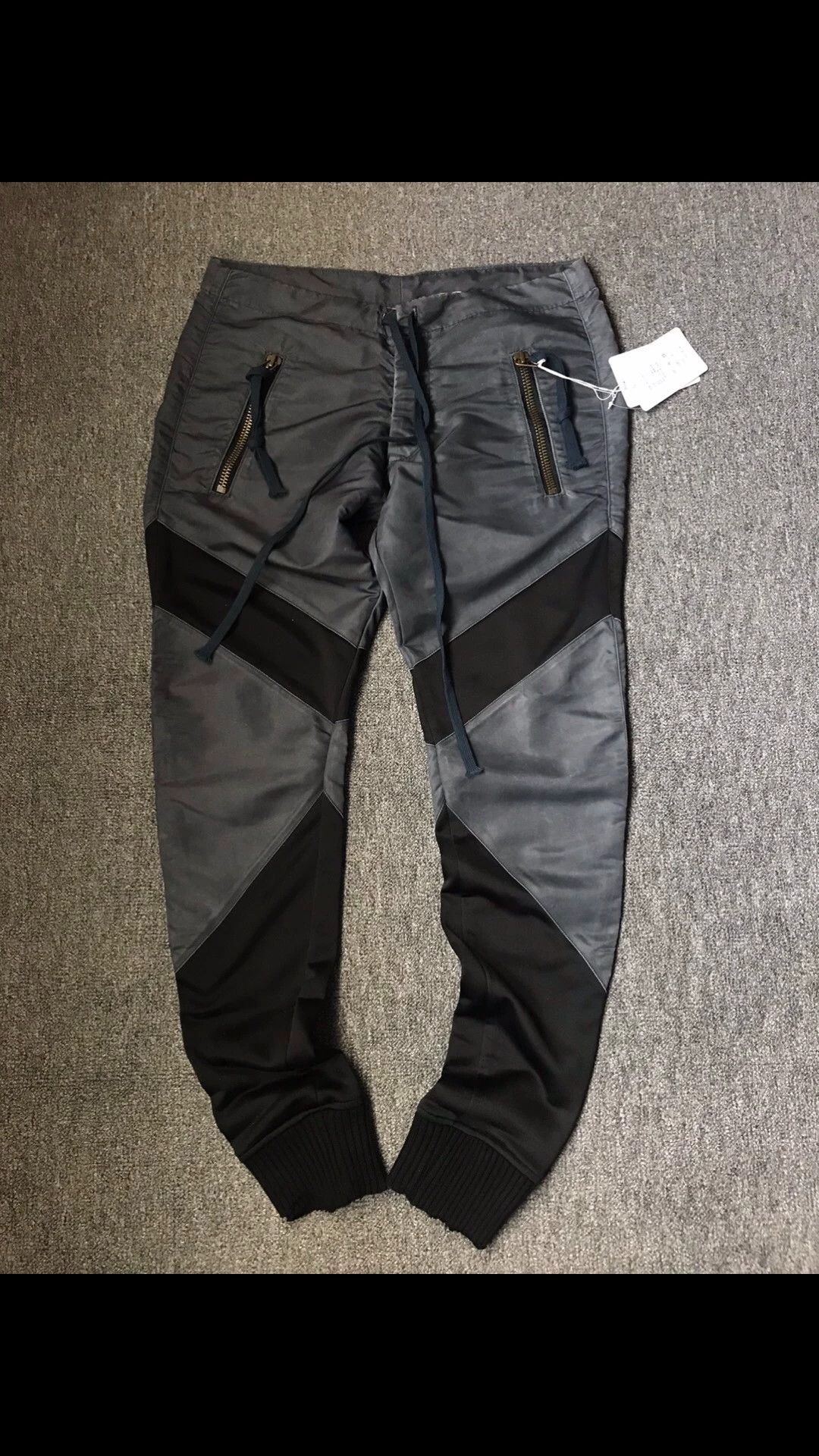Greg Lauren Greg Lauren Paneled Distressed Colorblock Waist Drawstring 2 Size US 32 / EU 48 - 1 Thumbnail