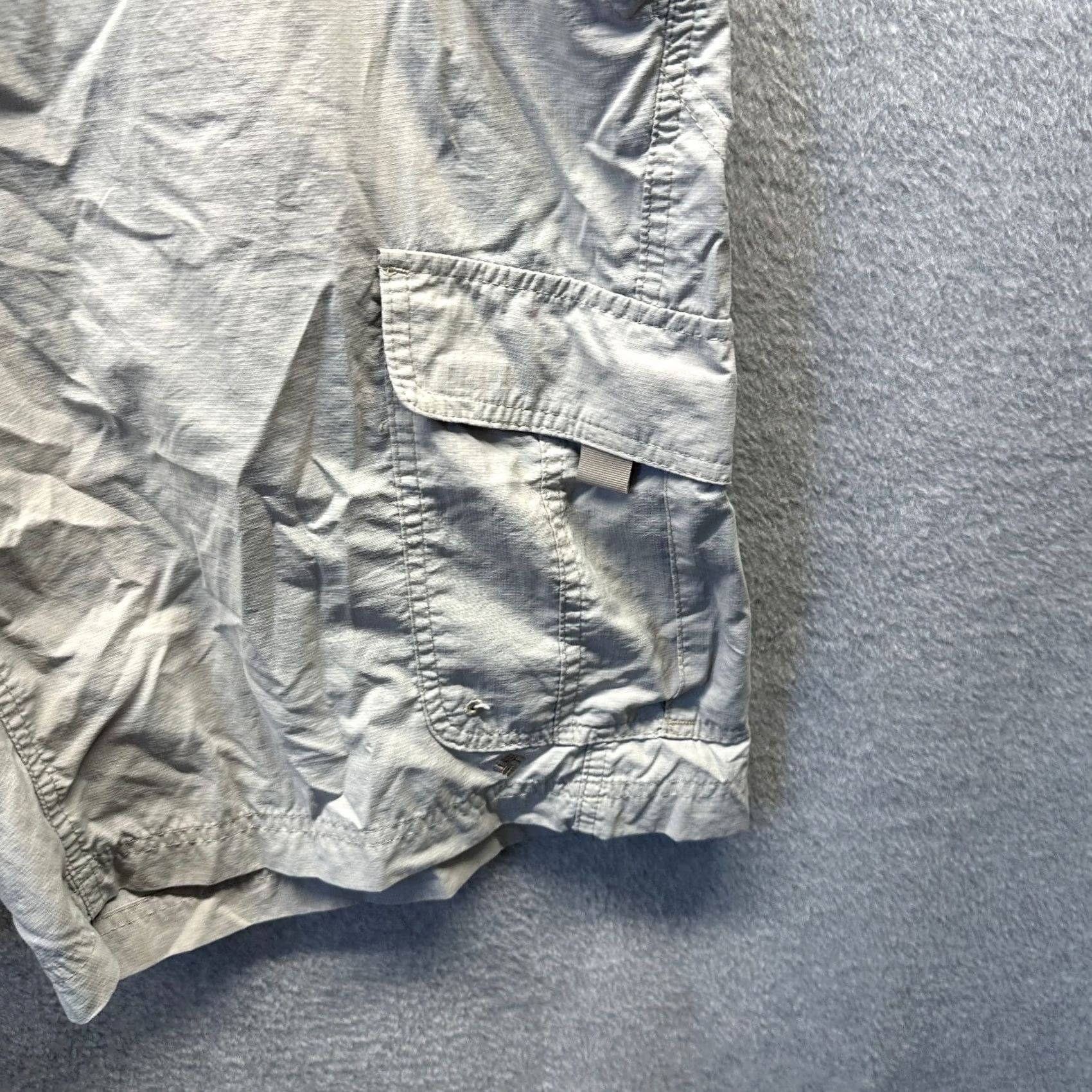 Vintage Columbia Shorts Cargo Outdoor Nylon Gray XXL XL? Size US 36 / EU 52 - 4 Thumbnail