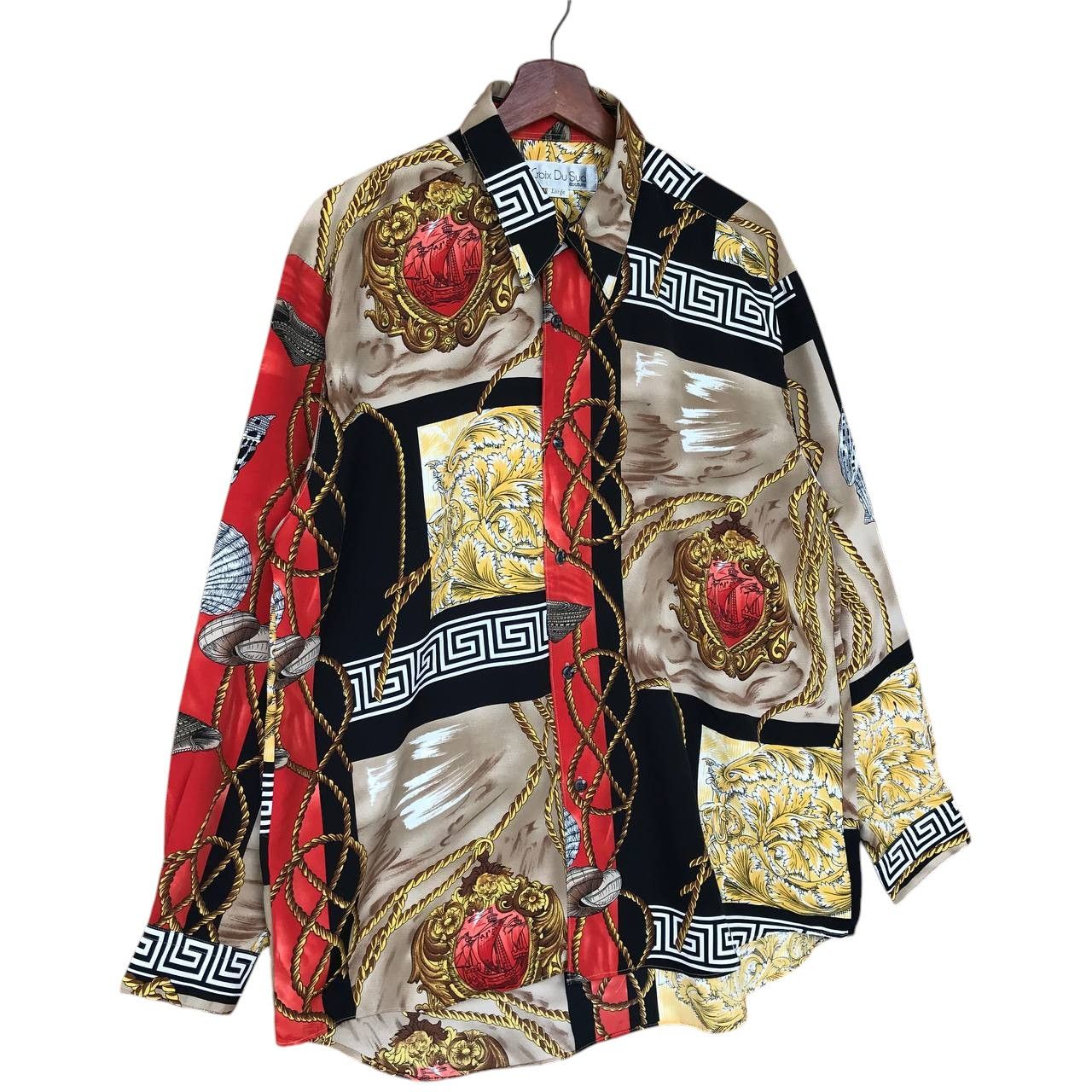 Japanese Brand × Vintage CROIX DU SUD COUTURE BARAQUE SHIRT Size US L / EU 52-54 / 3 - 3 Thumbnail