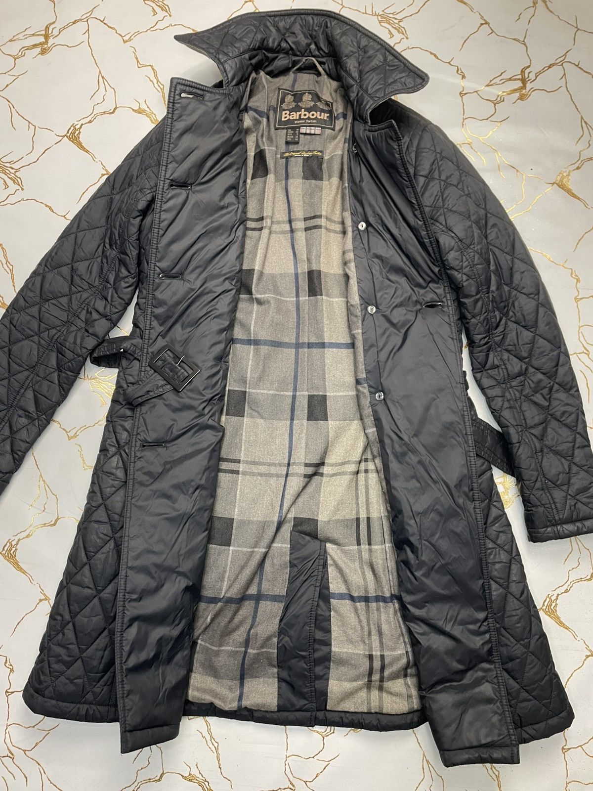 Barbour Barbour Women Arran Quilt Blac Coat Size US 6 UK 10 EUR 36 Size M / US 6-8 / IT 42-44 - 3 Thumbnail