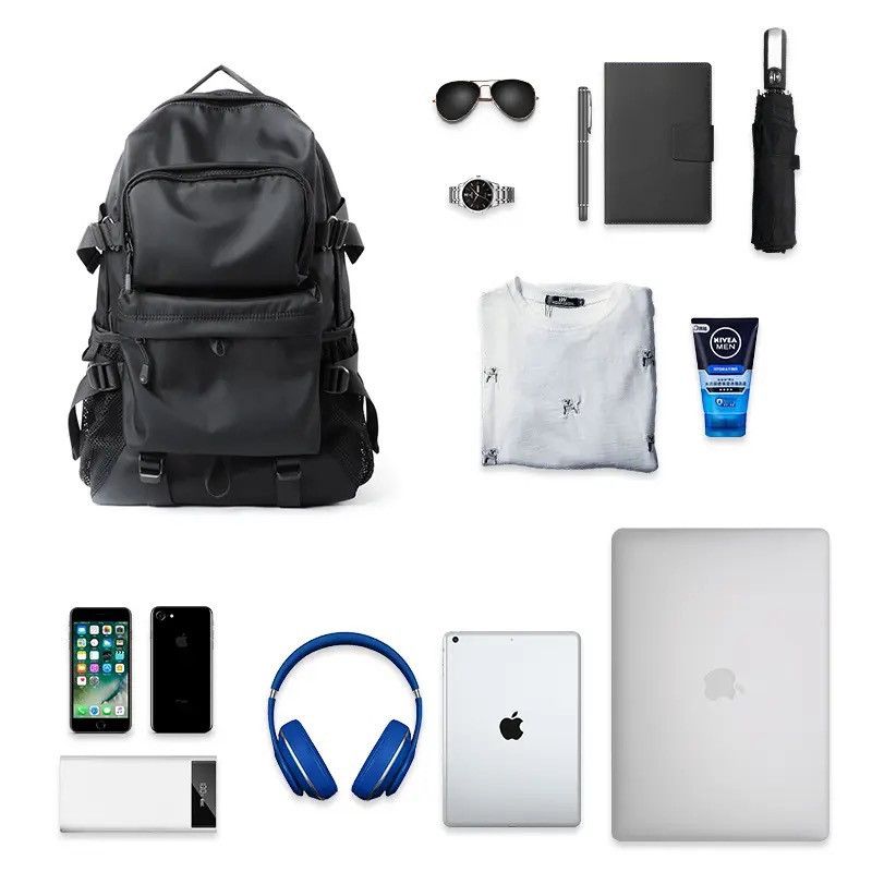 Japanese Brand Casual Street Style Backpack Large Capacity 17” Laptop Trave Size ONE SIZE - 2 Thumbnail