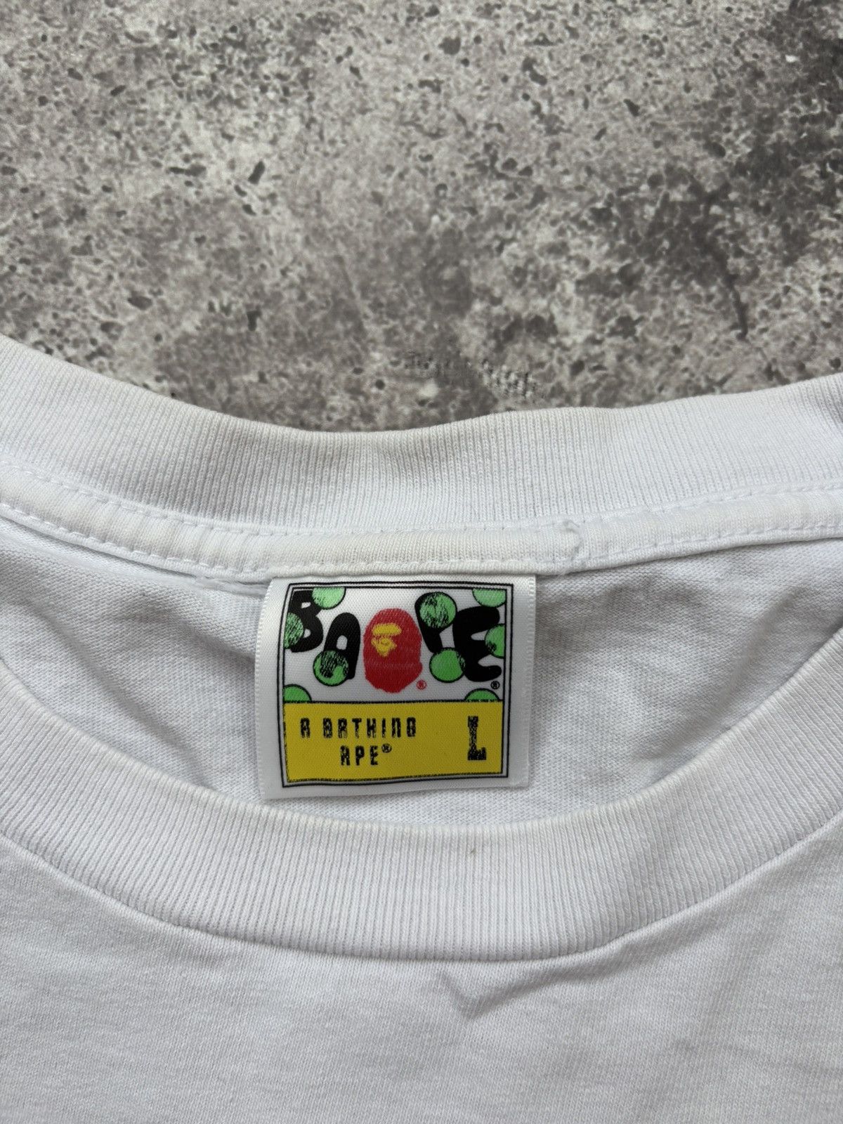Bape Bape Shark tee USA Stars Size US L / EU 52-54 / 3 - 3 Thumbnail