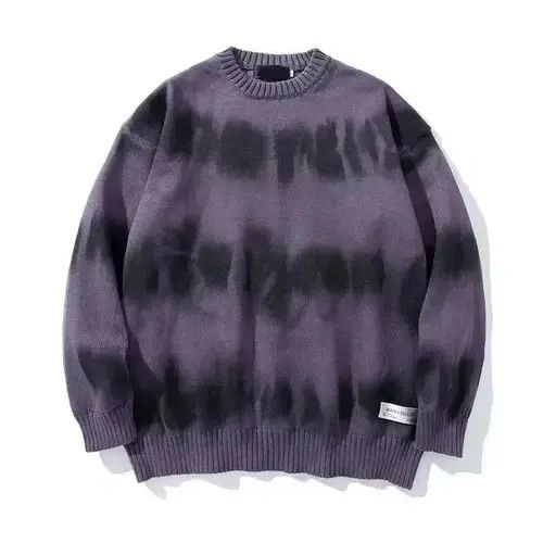 Aran Isles Knitwear Waves Colored Graffiti Knit Sweater Size US L / EU 52-54 / 3 - 1 Thumbnail