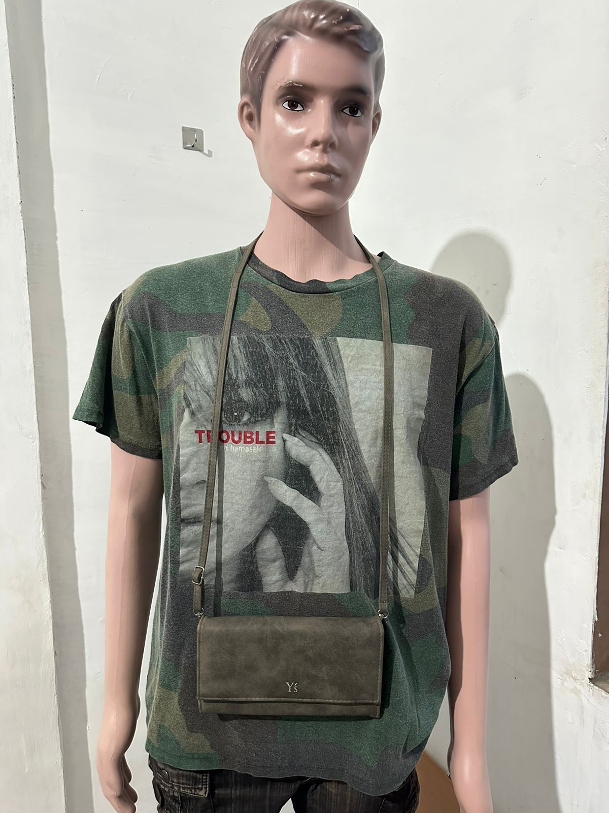 Y's × Yohji Yamamoto Y's Yohji Yamamoto Crossbody Clutch Bag Lots Slot/pocket Size ONE SIZE - 5 Thumbnail