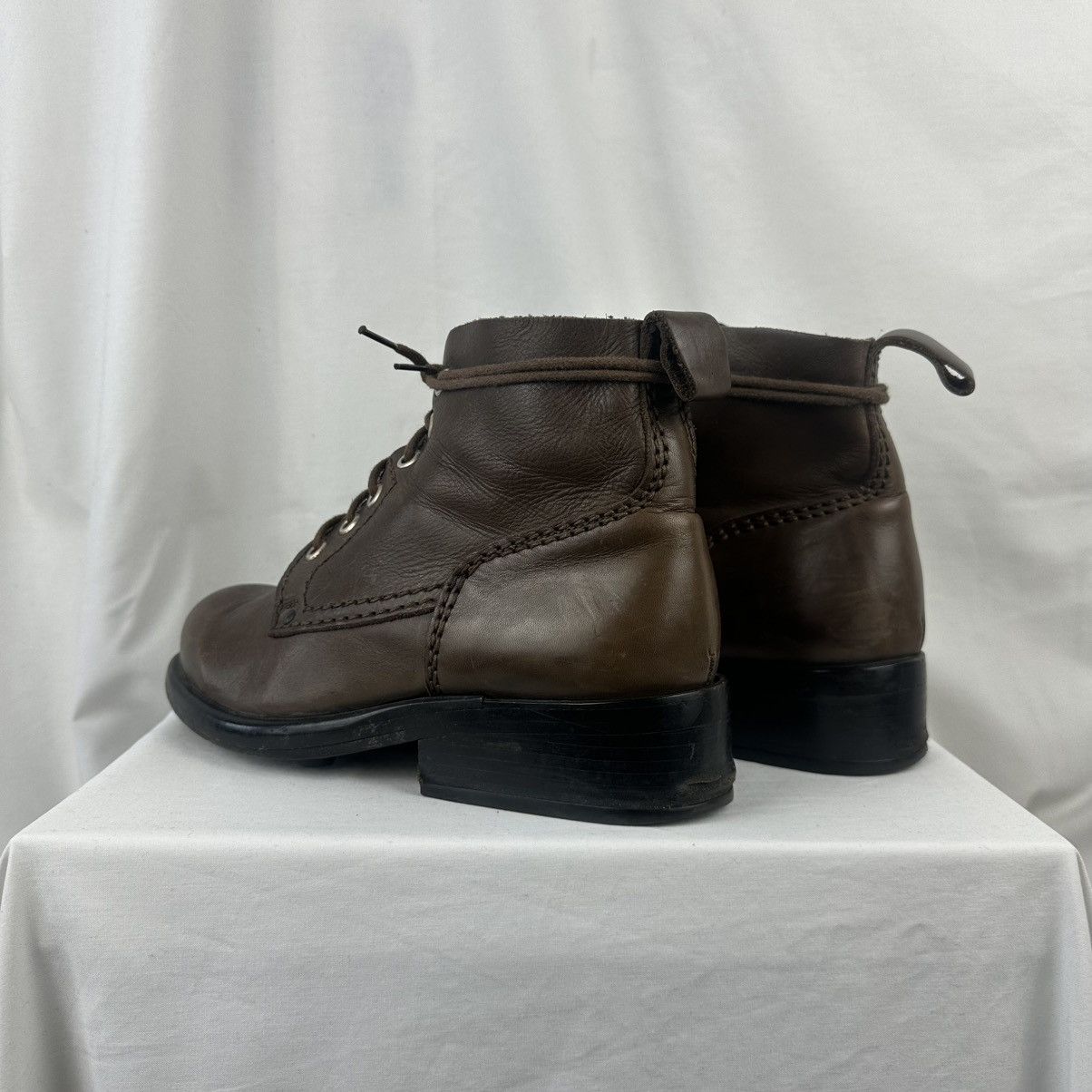 Dirk Bikkembergs Dirk Bikkembergs Leather Boots Archive 90s Military Combat Size US 9 / EU 42 - 6 Thumbnail