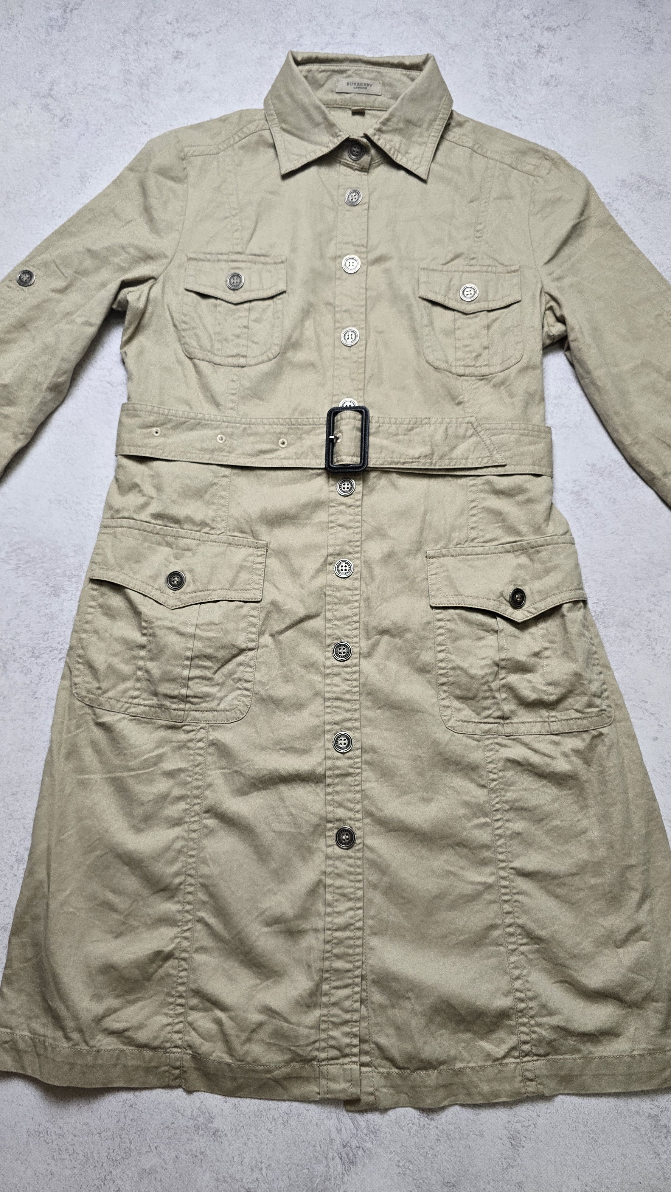 Burberry Burberry London Safari Utility Dress Belted Nova Check Size L / US 10 / IT 46 - 10 Thumbnail