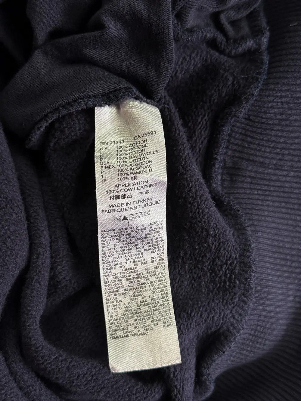Diesel × Japanese Brand : Vintage Punk Fit Archival Avant Garde Diesel Spikes Hoodie Size US M / EU 48-50 / 2 - 8 Thumbnail