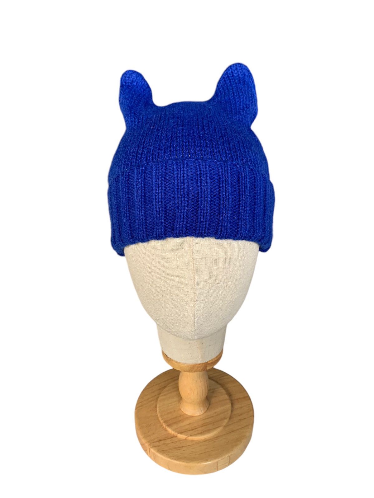 Japanese Brand × Kapital × Vintage Devil Horn Blue Japanese Rare Knit Beanie hats☠️☠️ Size ONE SIZE - 10 Thumbnail