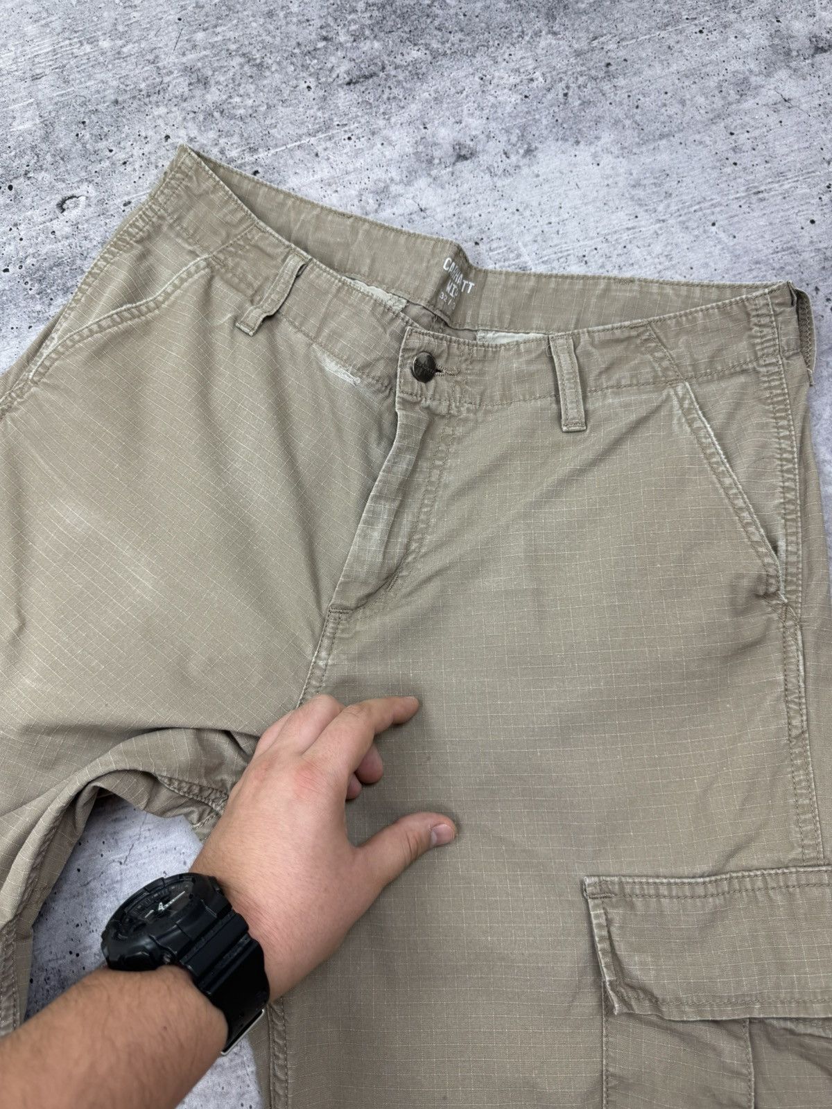 Carhartt Wip Vintage Carhartt WIP Regular Aviation Cargo Pants Trousers M Size US 32 / EU 48 - 12 Thumbnail