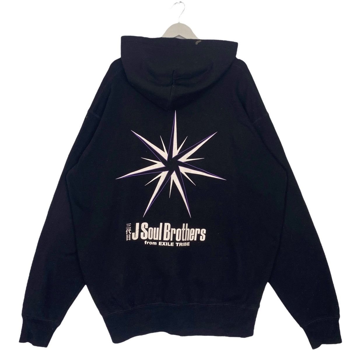 Other Vintage Metropoliz Hoodie Sweater Black Pullover Jumper SzL Size US L / EU 52-54 / 3 - 6 Thumbnail