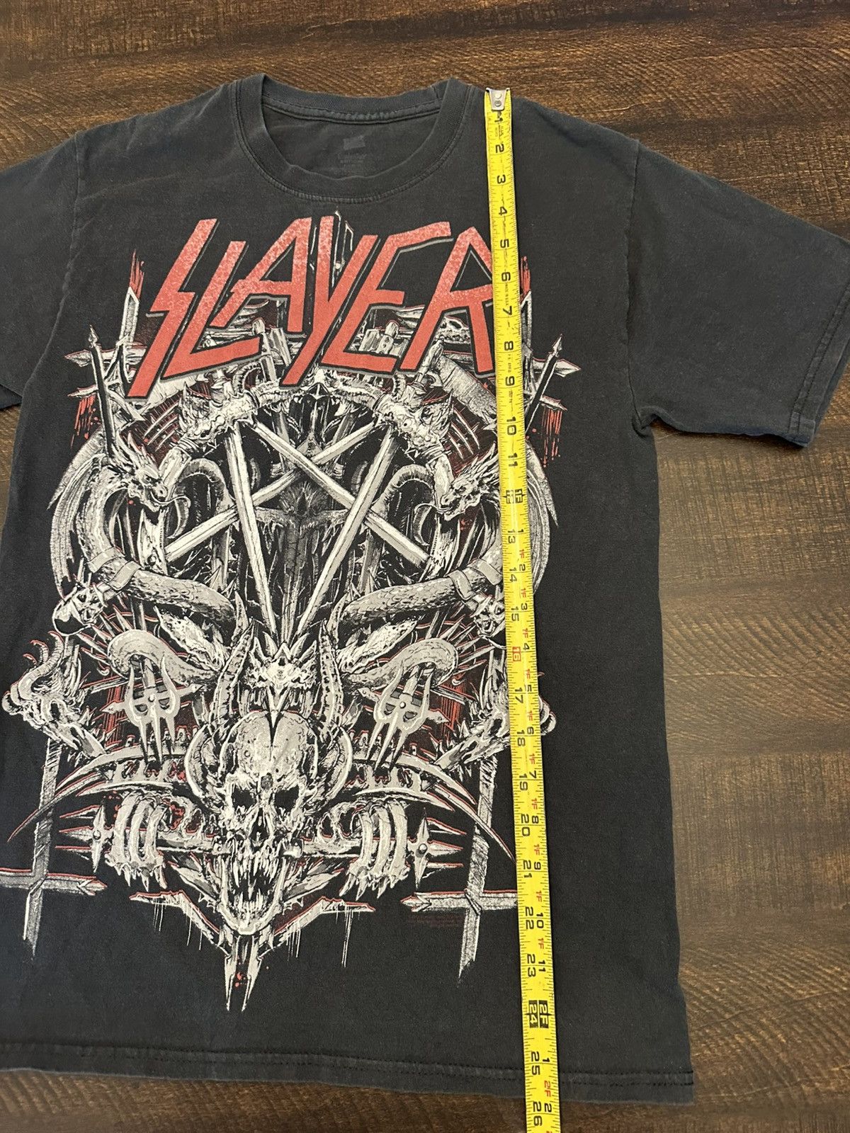 Hanes 2012 Slayer Tour Men’s T-Shirt-Size Small Size US S / EU 44-46 / 1 - 4 Thumbnail