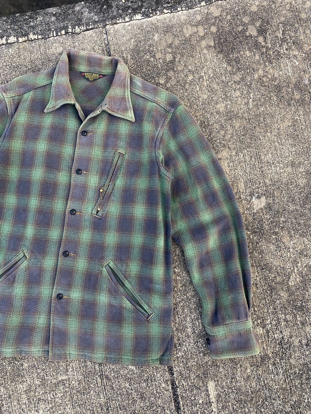 Vintage Vintage West Ride Made In Japan Flannel Shirt Size US M / EU 48-50 / 2 - 3 Thumbnail