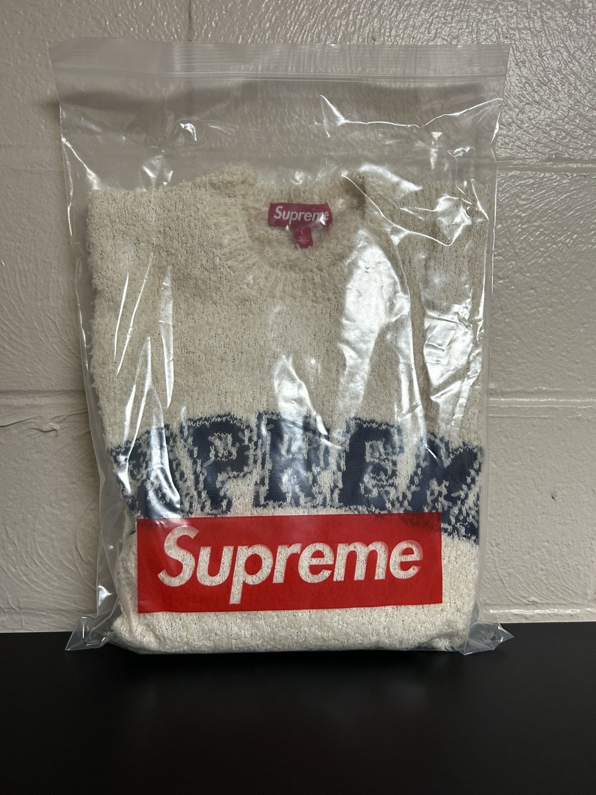 Supreme Supreme Texture Arc Sweater Size US L / EU 52-54 / 3 - 3 Thumbnail