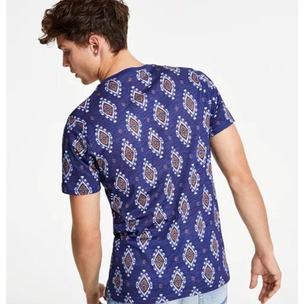 Other Sun Stone Men's Pompador Blue Tshirt. Size Medium. NWT Size US M / EU 48-50 / 2 - 3 Thumbnail