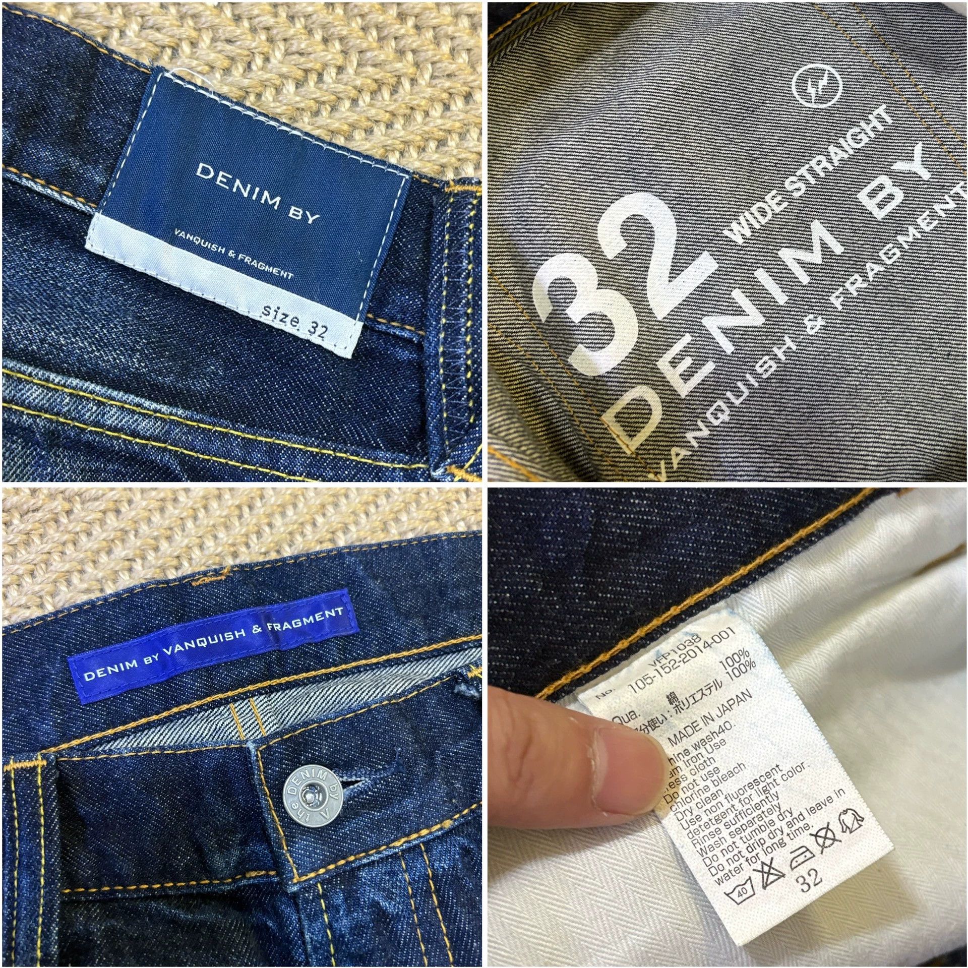 Vanquish VANQUISH x FRAGMENT W32 Jeans Near New Stone Wash Mud Punch Size US 32 / EU 48 - 7 Thumbnail