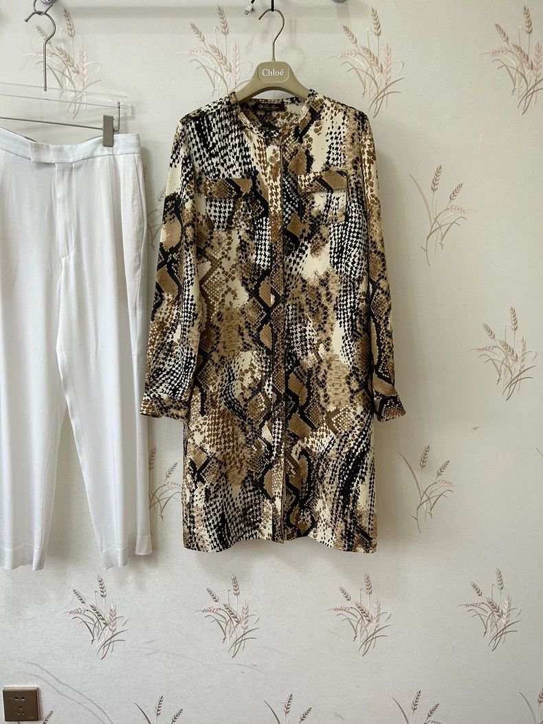 Loro Piana LORO PIANA Heavyweight silk dress Size M / US 6-8 / IT 42-44 - 1 Thumbnail
