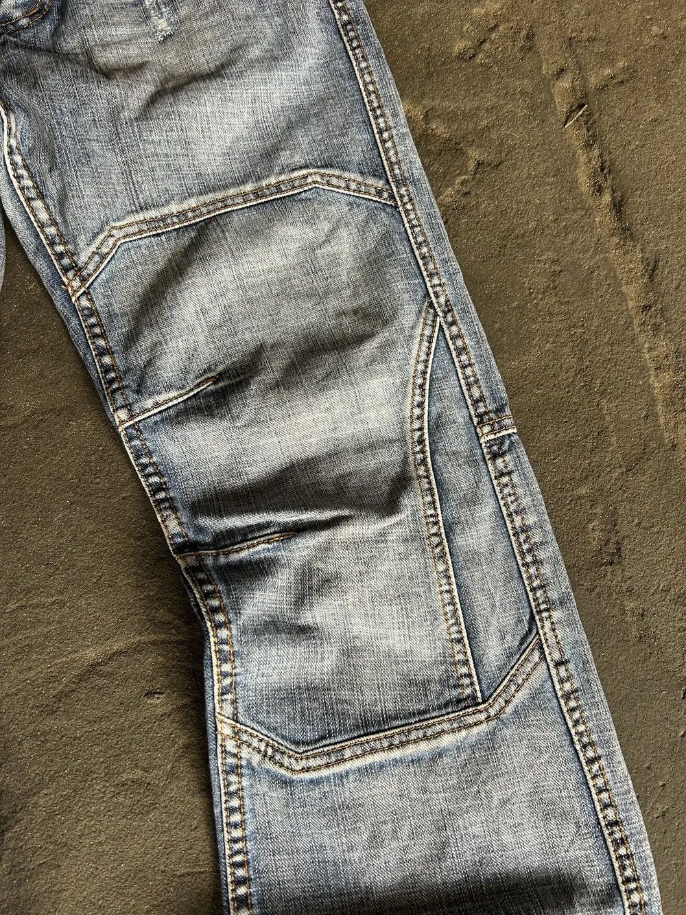 If Six Was Nine × Japanese Brand × Vintage 💥 JUNYA WATANABE BALENCIAGA STYLE DISTRESSED JEANS y2k Size US 30 / EU 46 - 5 Thumbnail