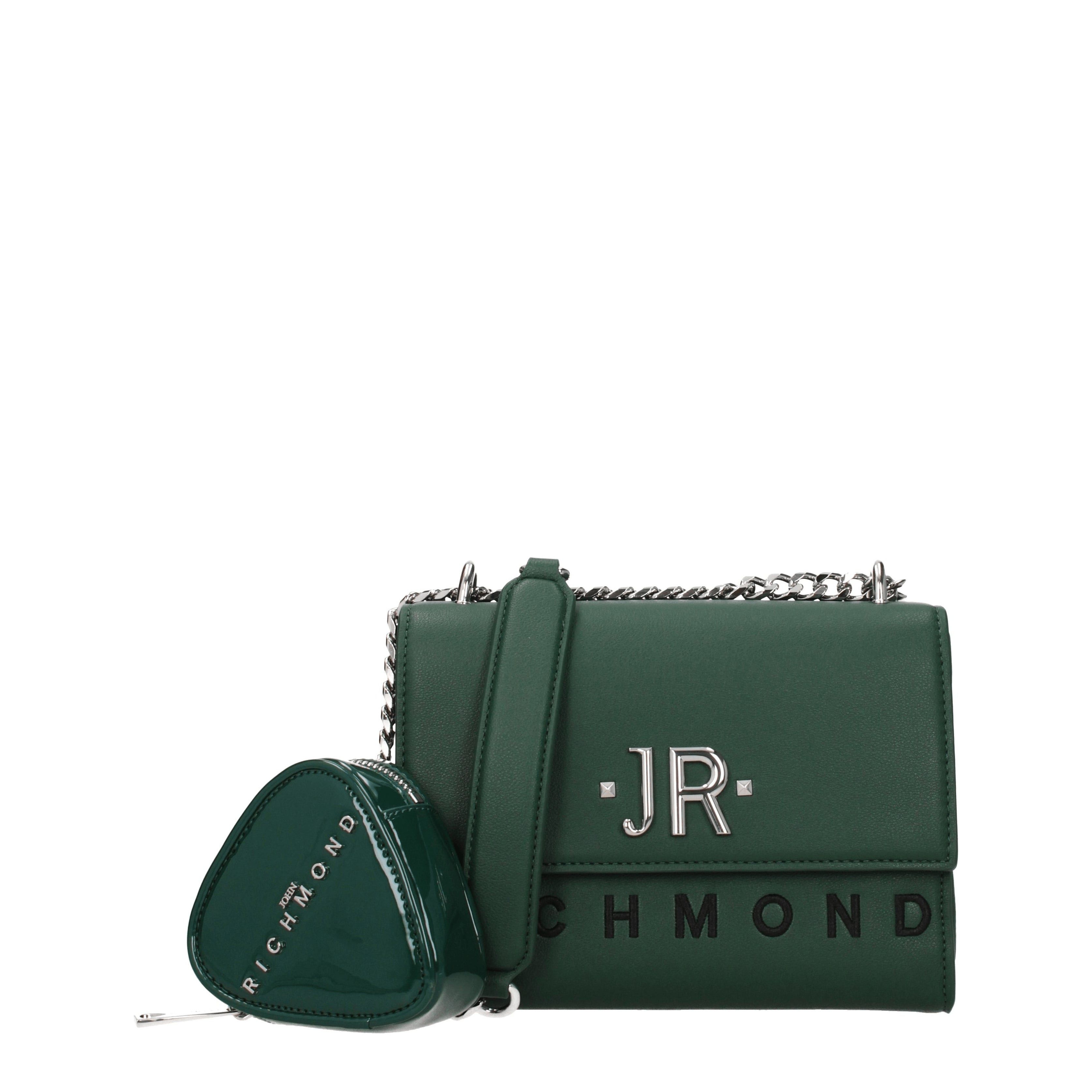 John Richmond Crossbody Bag In Polyurethane in Black, Women's
