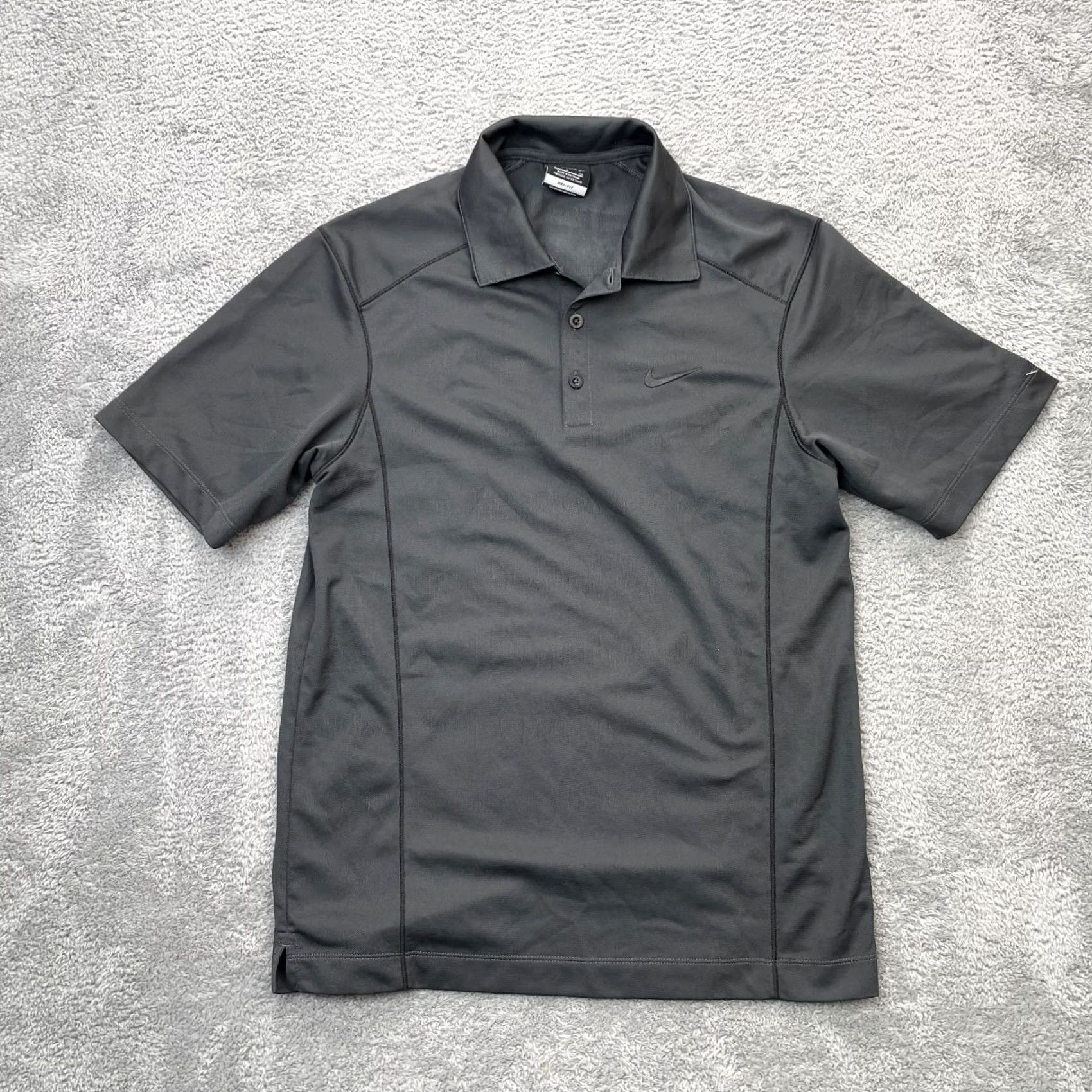 Nike Nike Dri-Fit Polo Shirt Mens Small Black Short Sleeve Golf Tennis Performance Wear Size US S / EU 44-46 / 1 - 2 Thumbnail