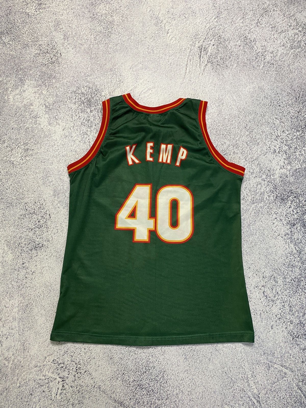 Champion × Vintage Vintage Champion Seattle Supersonics NBA Jersey #40 Kemp Size US L / EU 52-54 / 3 - 5 Thumbnail