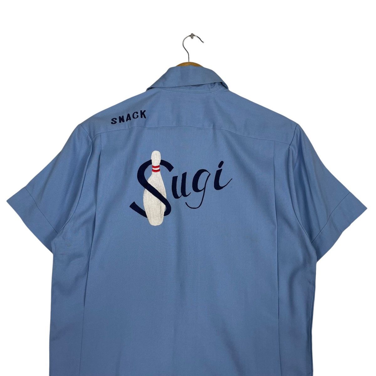 Japanese Brand × Vintage 💥80s SUGI BOWLING SHIRT BUTTON WEAR Size US M / EU 48-50 / 2 - 3 Thumbnail