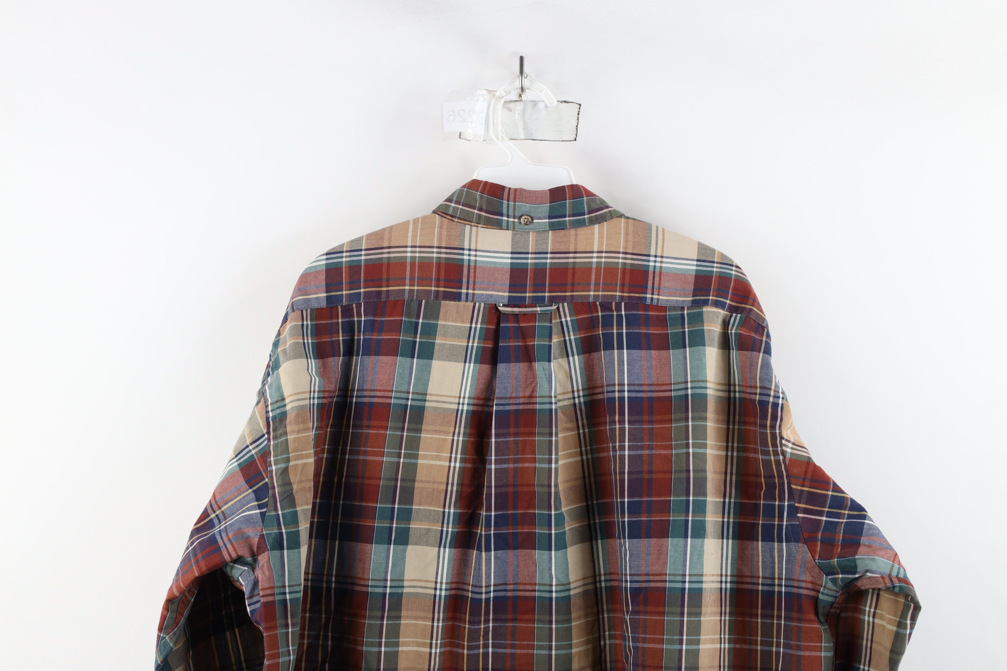Vintage Vintage 90s Streetwear Tone Plaid Collared Button Down Shirt Size US XL / EU 56 / 4 - 10 Thumbnail