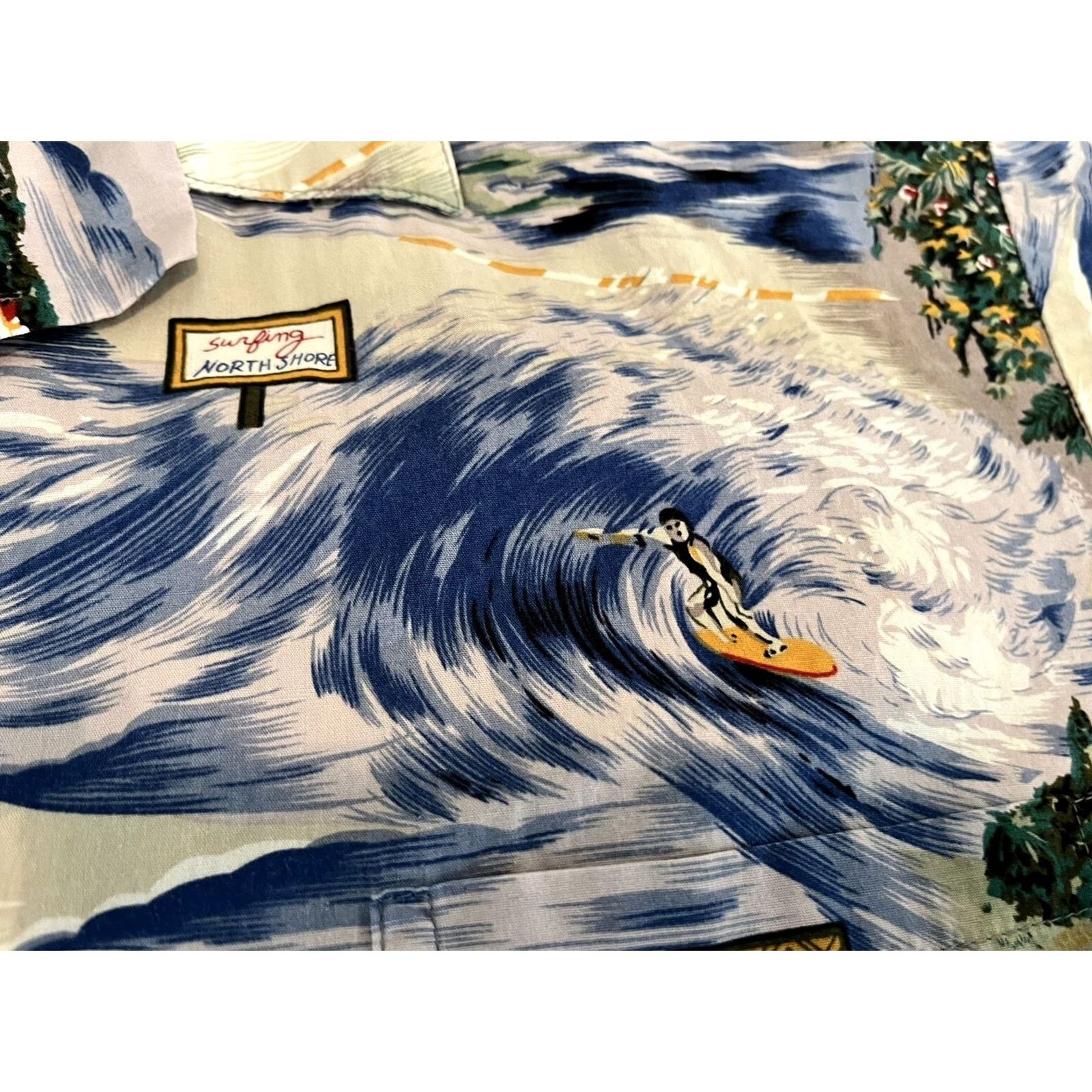 Hilo Hattie VINTAGE Hilo Hattie Surf Golf Volcano Beach Button Front Hawaiian Shirt Mens XL Size US XL / EU 56 / 4 - 5 Thumbnail