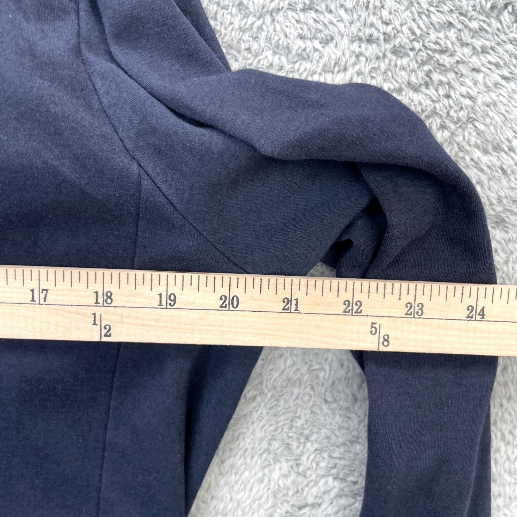 Uniqlo Uniqlo Jacket Womens Large Blue Coat Cotton Stretch Shawl Collar Relaxed Classic Size L / US 10 / IT 46 - 8 Thumbnail