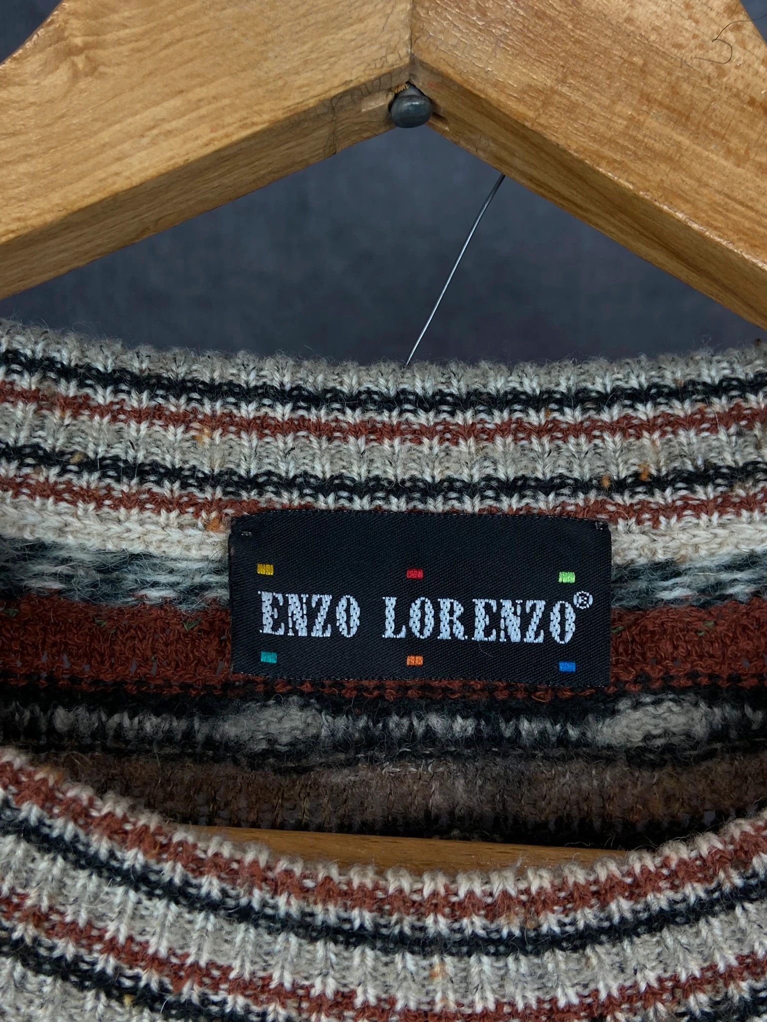 Other Enzo Lorenzo Retro Knit / Cozy Grandma Chic (L) Size L / US 10 / IT 46 - 3 Thumbnail