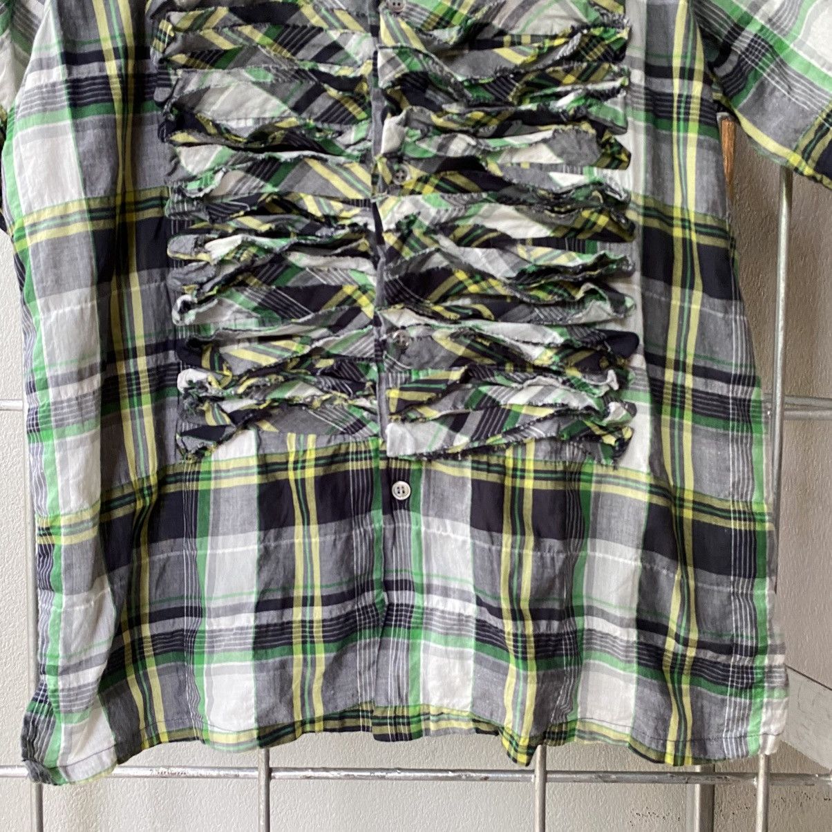 Zucca CABANE de zucca Twisted Plaid Lattice Shirt Size US S / EU 44-46 / 1 - 16 Thumbnail