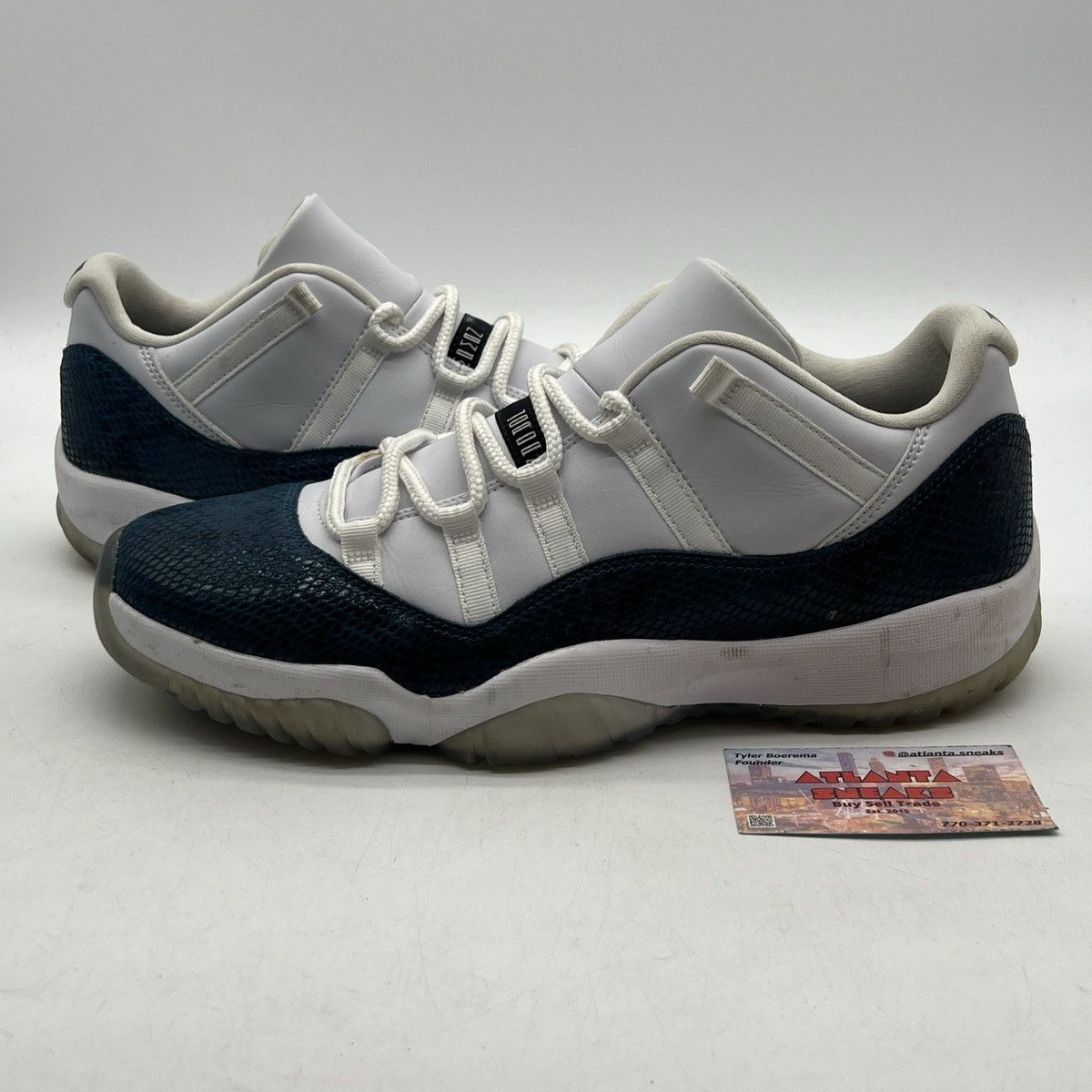 Jordan Brand Air Jordan 11 Low Navy Size US 12 / EU 45 - 1 Thumbnail