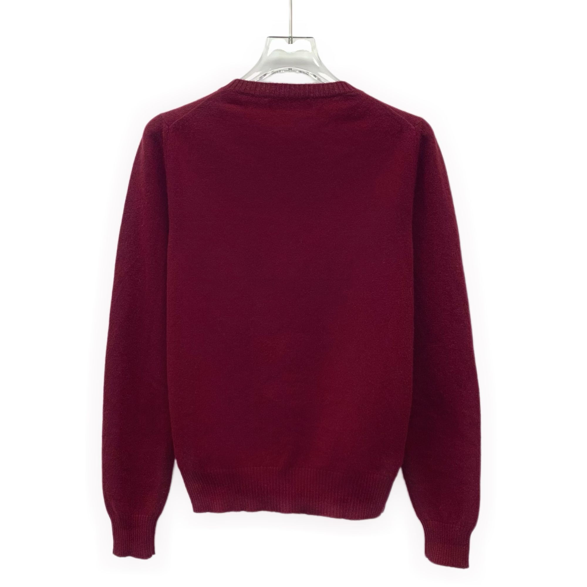 Miu Miu Miu Miu Dark Red 100% Cashmere Single-Breasted Long-Sleeve K Size XS / US 0-2 / IT 36-38 - 8 Thumbnail
