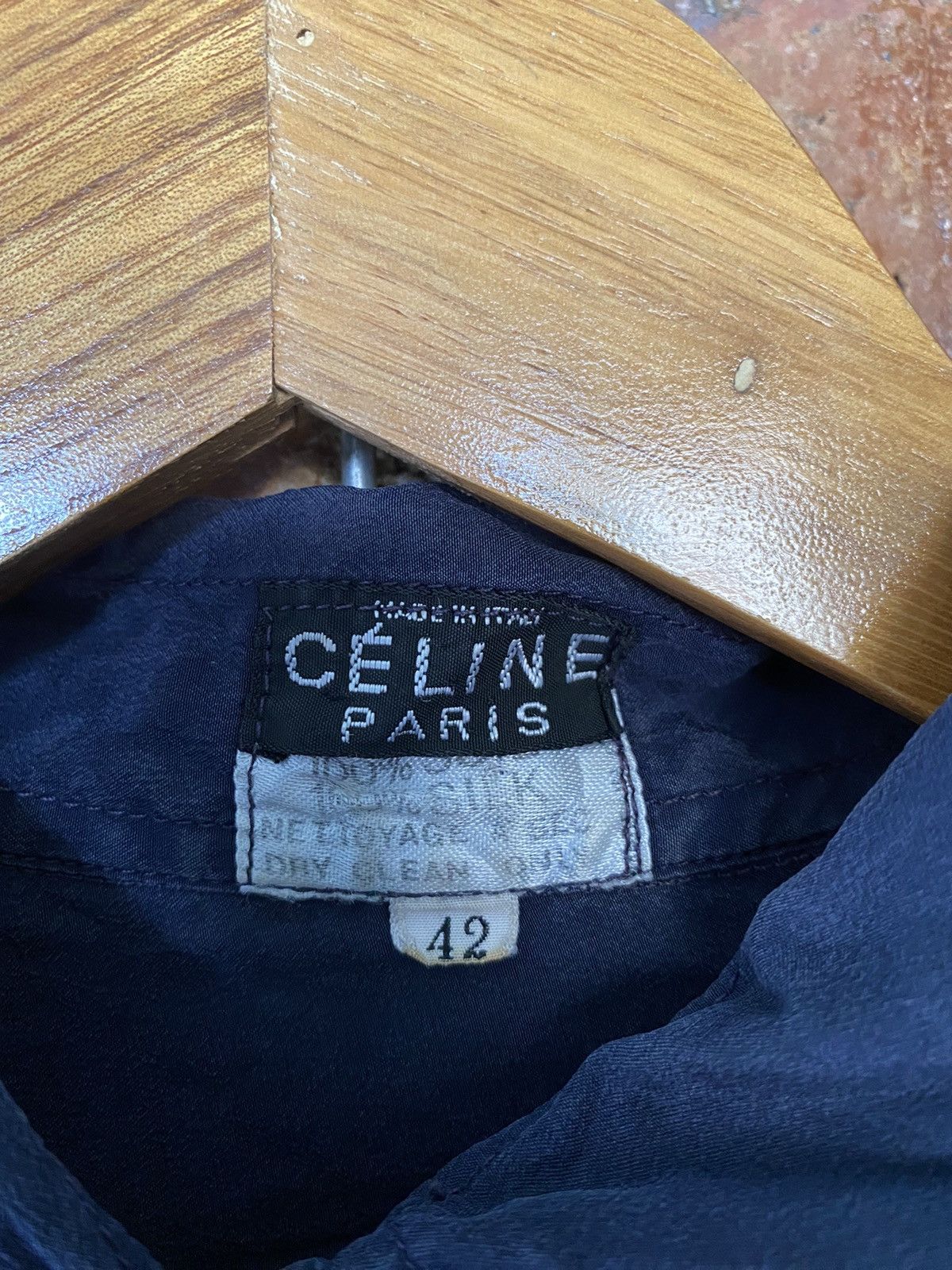 Celine × Vintage 1980s Celine SILK embroidered floral Size S / US 4 / IT 40 - 13 Thumbnail