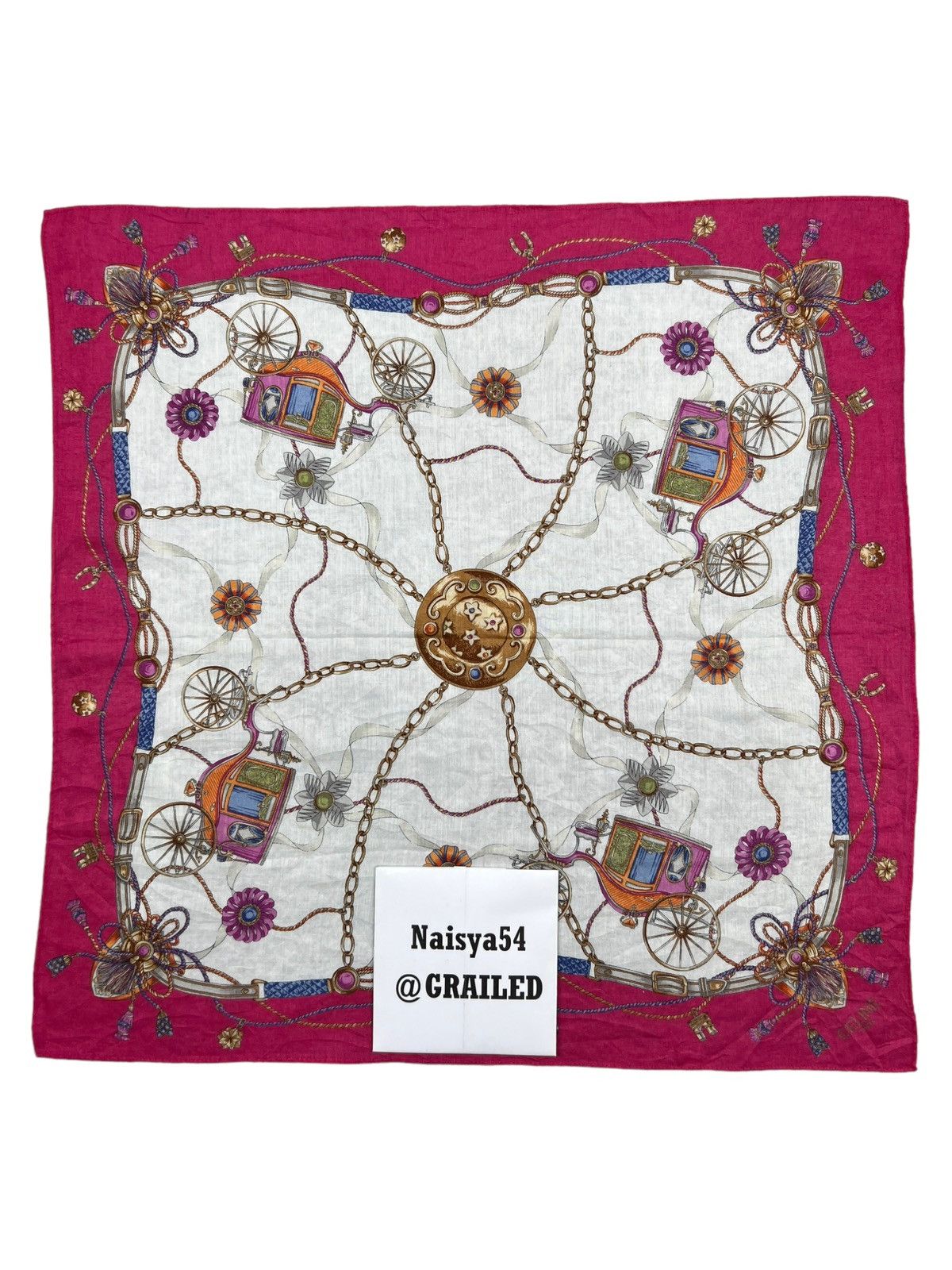 Celine Celine Handkerchief Neckerchief Bandana Pocketsquare Size ONE SIZE - 6 Thumbnail