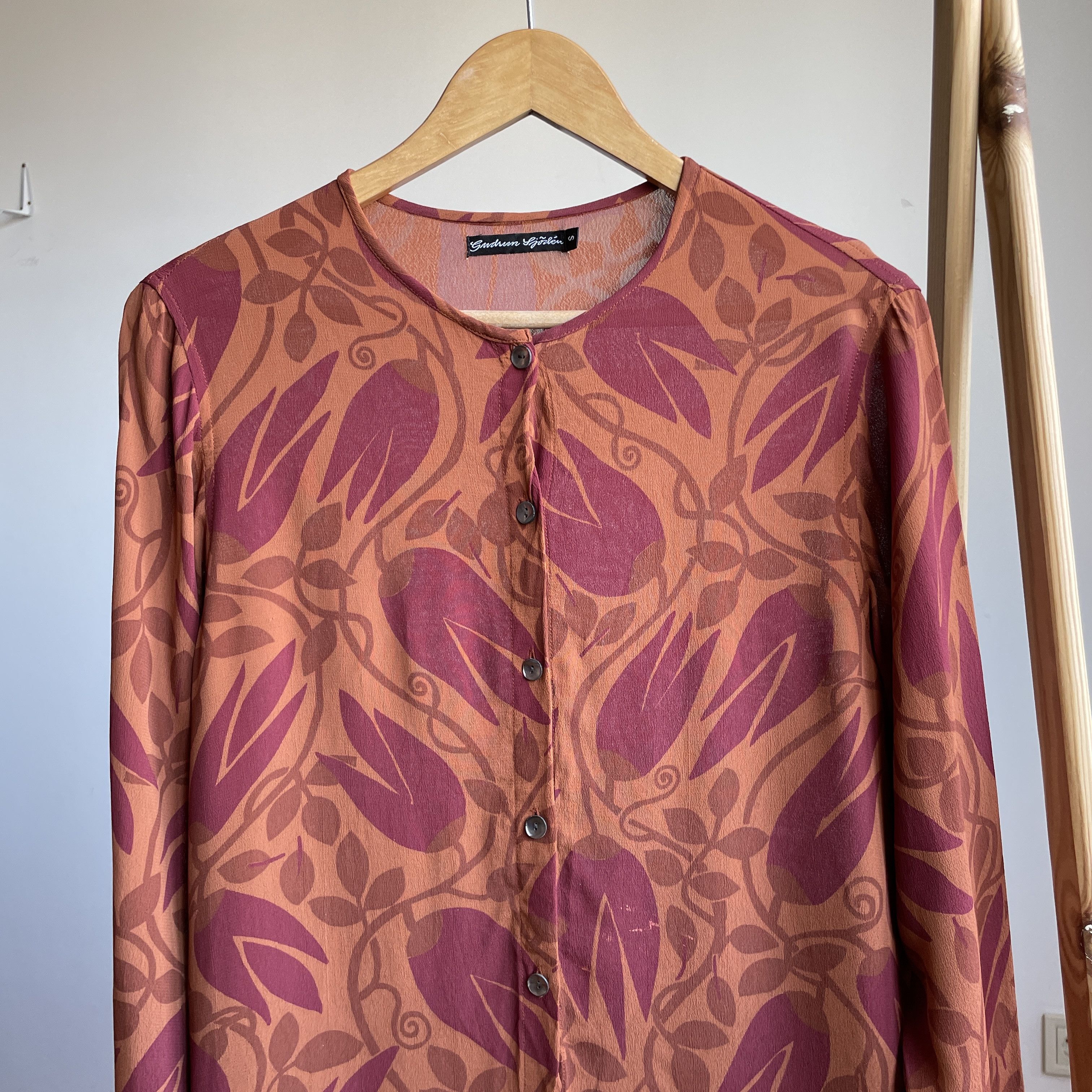 Gudrun Sjoden Gudrun Sjoden Floral Viscose Blouse Size S Size S / US 4 / IT 40 - 3 Thumbnail