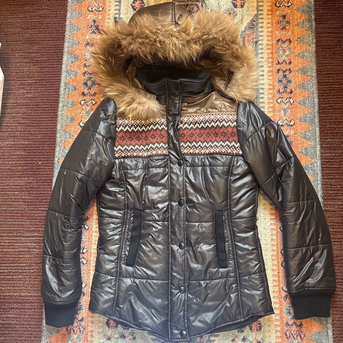JAPANESE FUR PUFFER COOL DESIGN