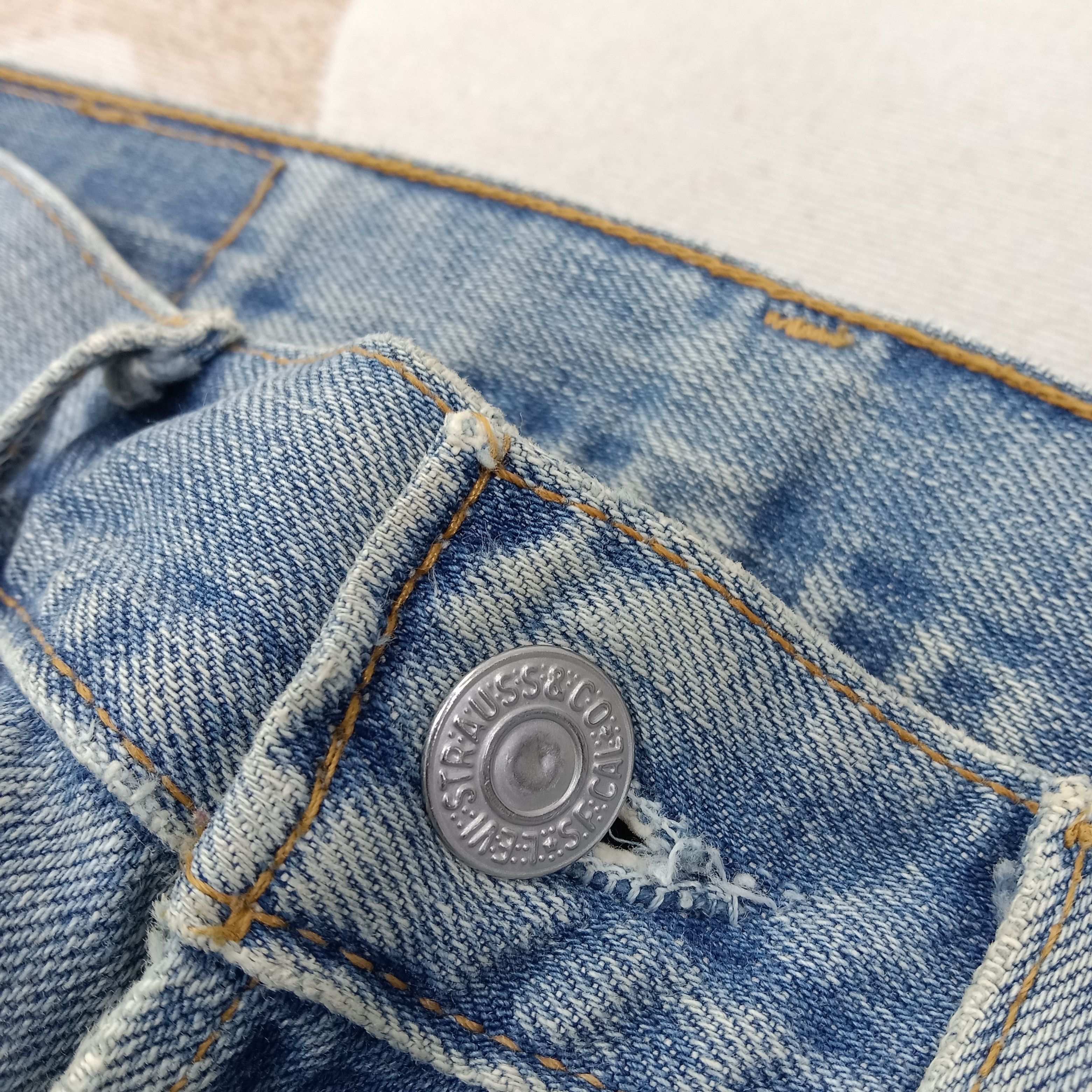 Levi's Levi's 501 American Distressed Style Denim Jeans C228N35 Size US 28 / EU 44 - 4 Thumbnail