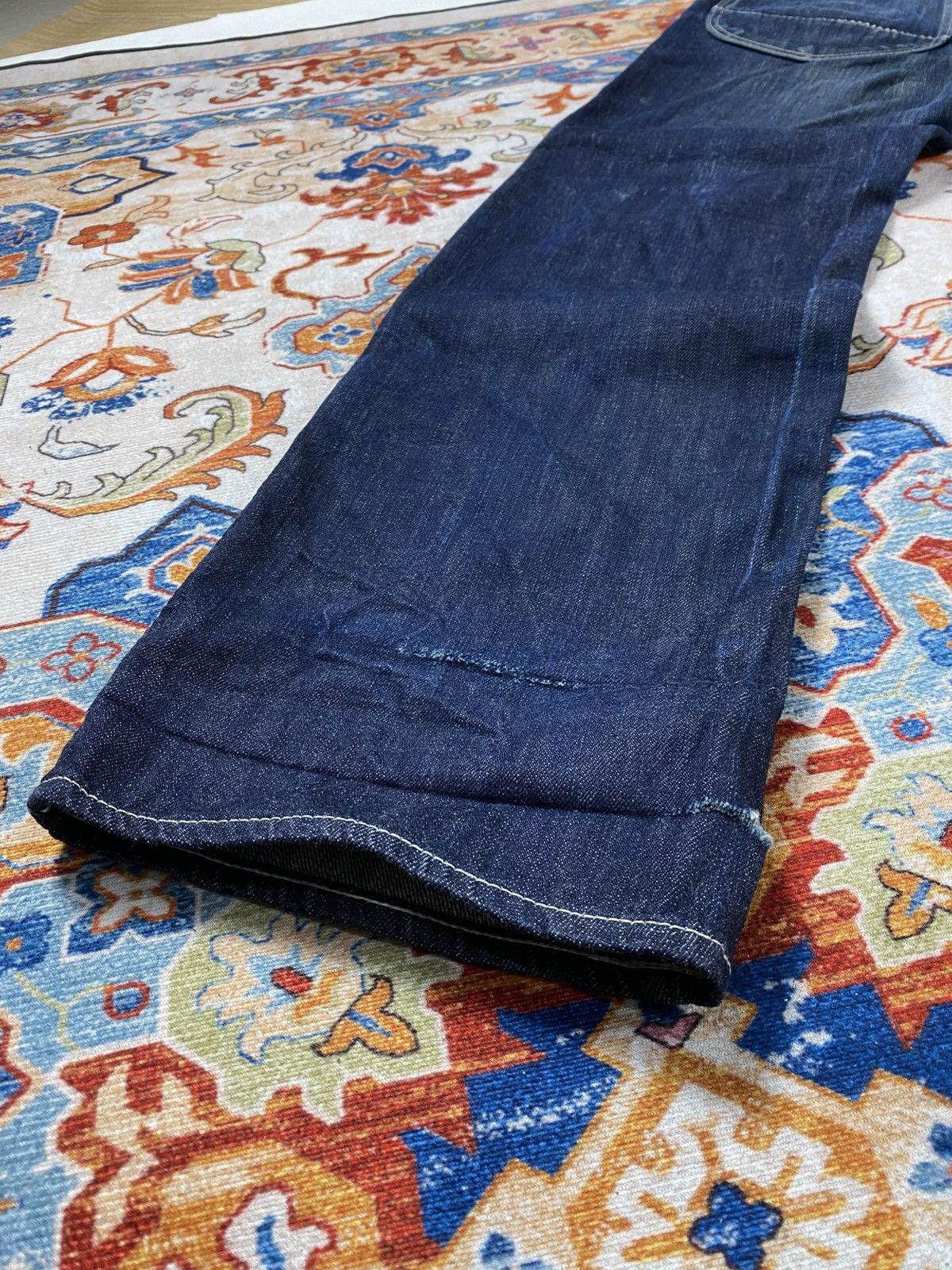 Japanese Brand One gravity selvedge carpenter jeans Size US 32 / EU 48 - 12 Thumbnail