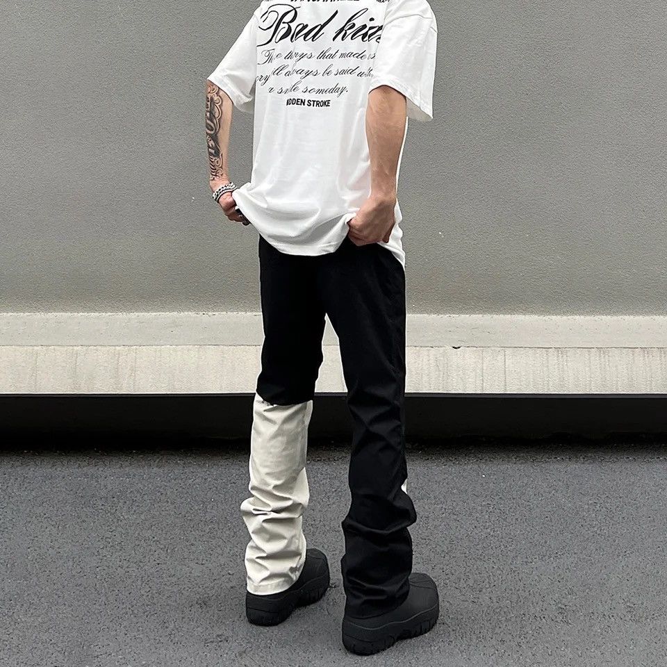 Japanese Brand × Vintage Patchwork Streetwear Casual Pants Cargo Pantalones Hombre Size US 30 / EU 46 - 3 Thumbnail