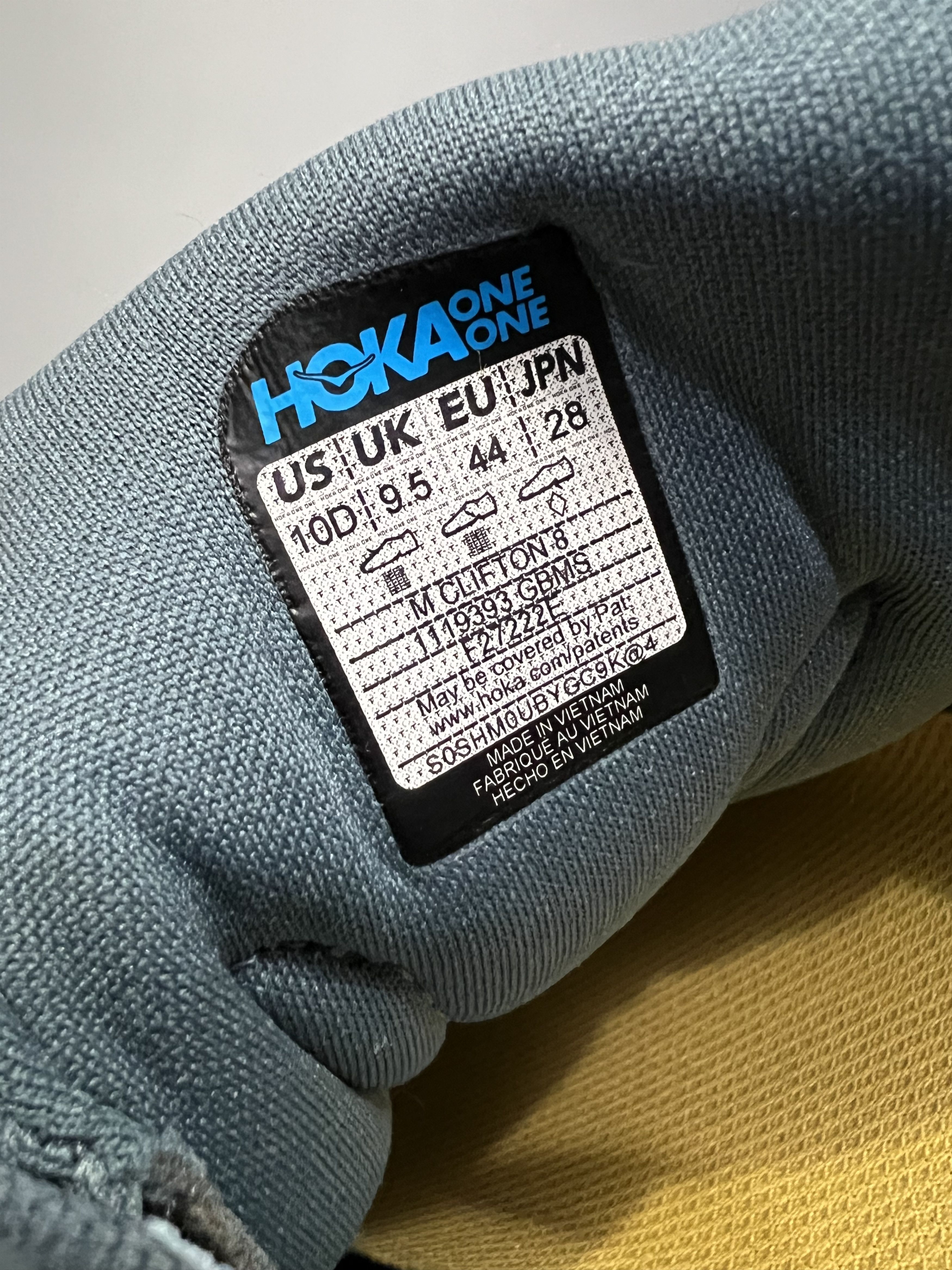 Hoka 10D Hoka One One Clifton 8 Running Shoes Walking Gym Size US 10 / EU 43 - 7 Thumbnail