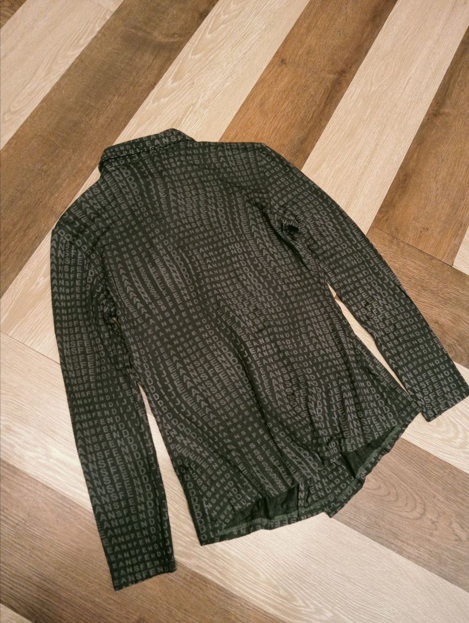 Fendi VINTAGE FENDI MONOGRAM SHIRT - SIZE 40 Size S / US 4 / IT 40 - 8 Thumbnail