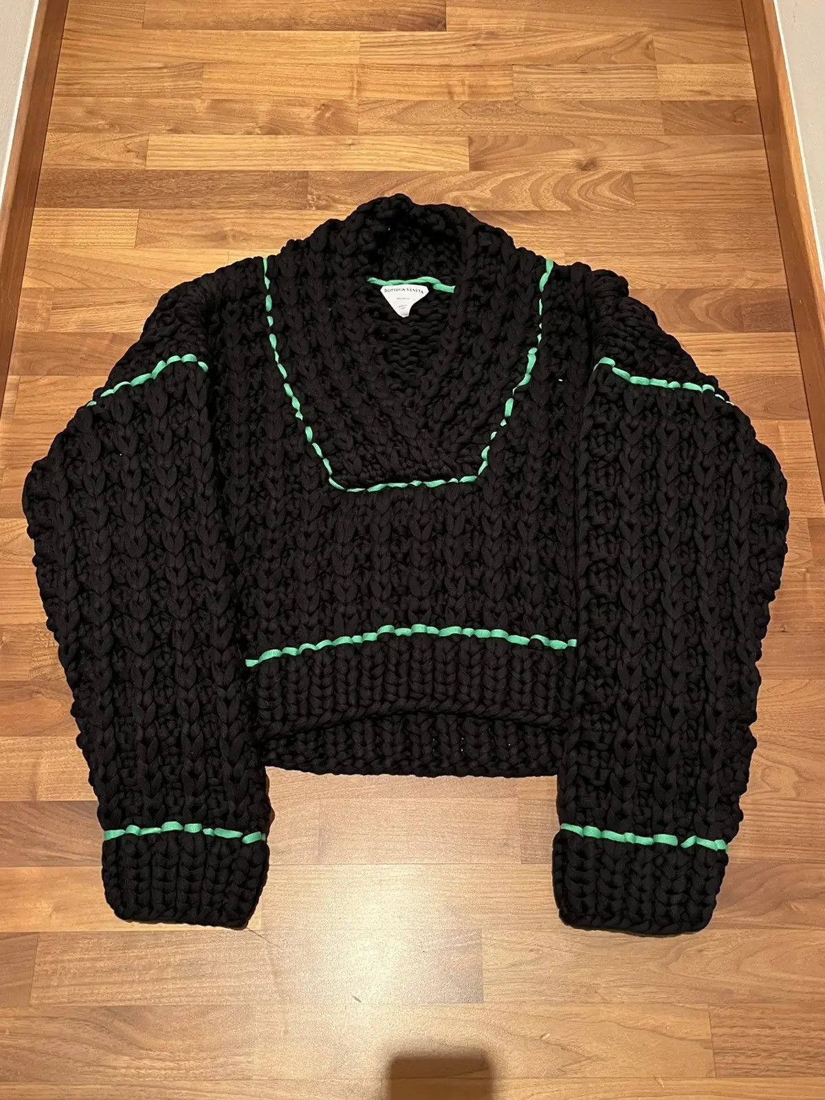 Bottega Veneta SS21 Waffle-Knit Sweater Size US L / EU 52-54 / 3 - 1 Thumbnail