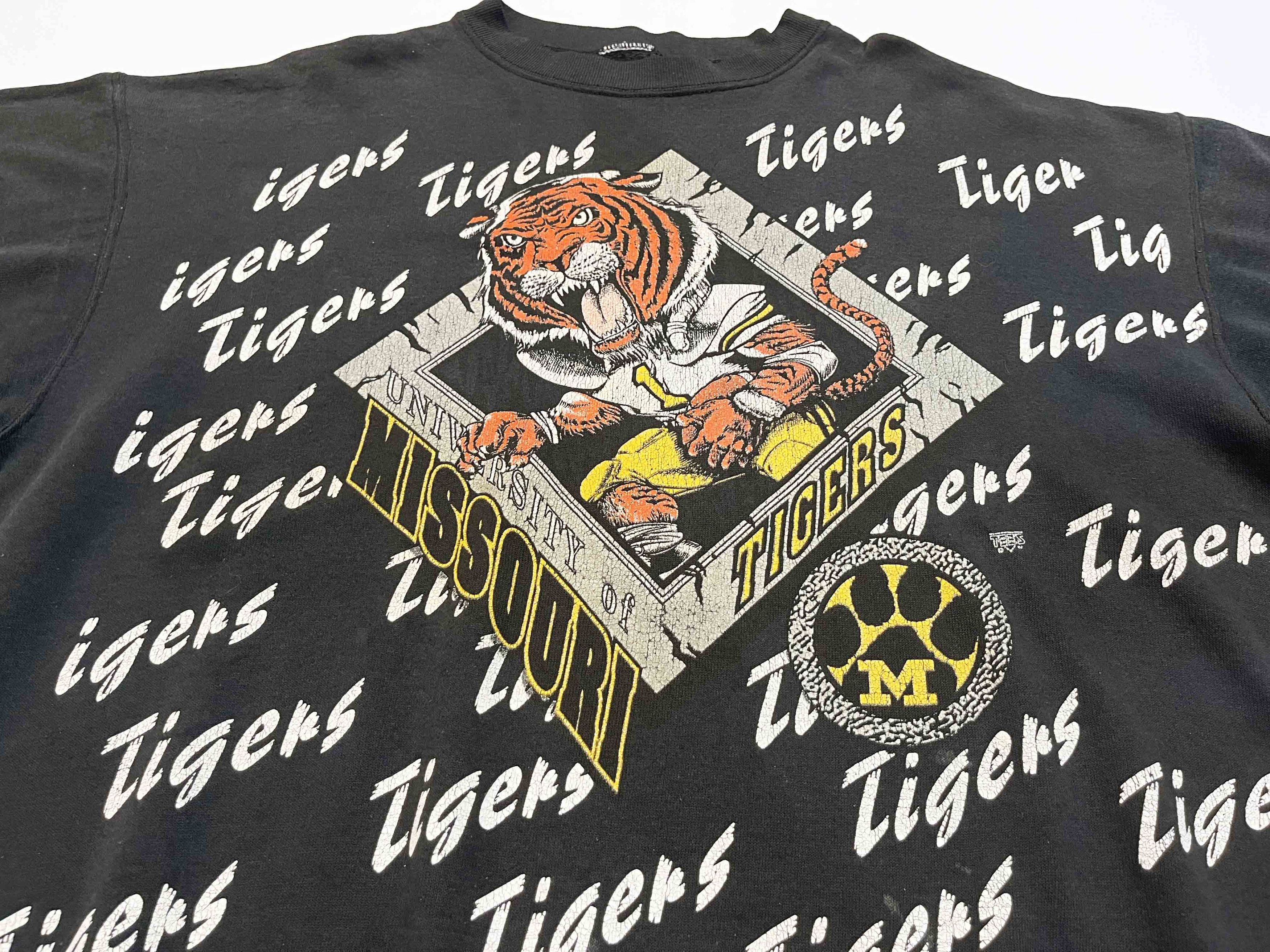 NCAA × Vintage Vintage Tee's Unlimited Missouri Tigers Crewneck Sweatshirt Size US XL / EU 56 / 4 - 3 Thumbnail