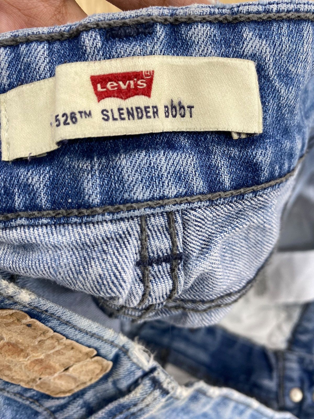 Levi's Vintage YTK Levi’s Hairy Leg Flare Soft Jeans Size US 31 - 13 Thumbnail