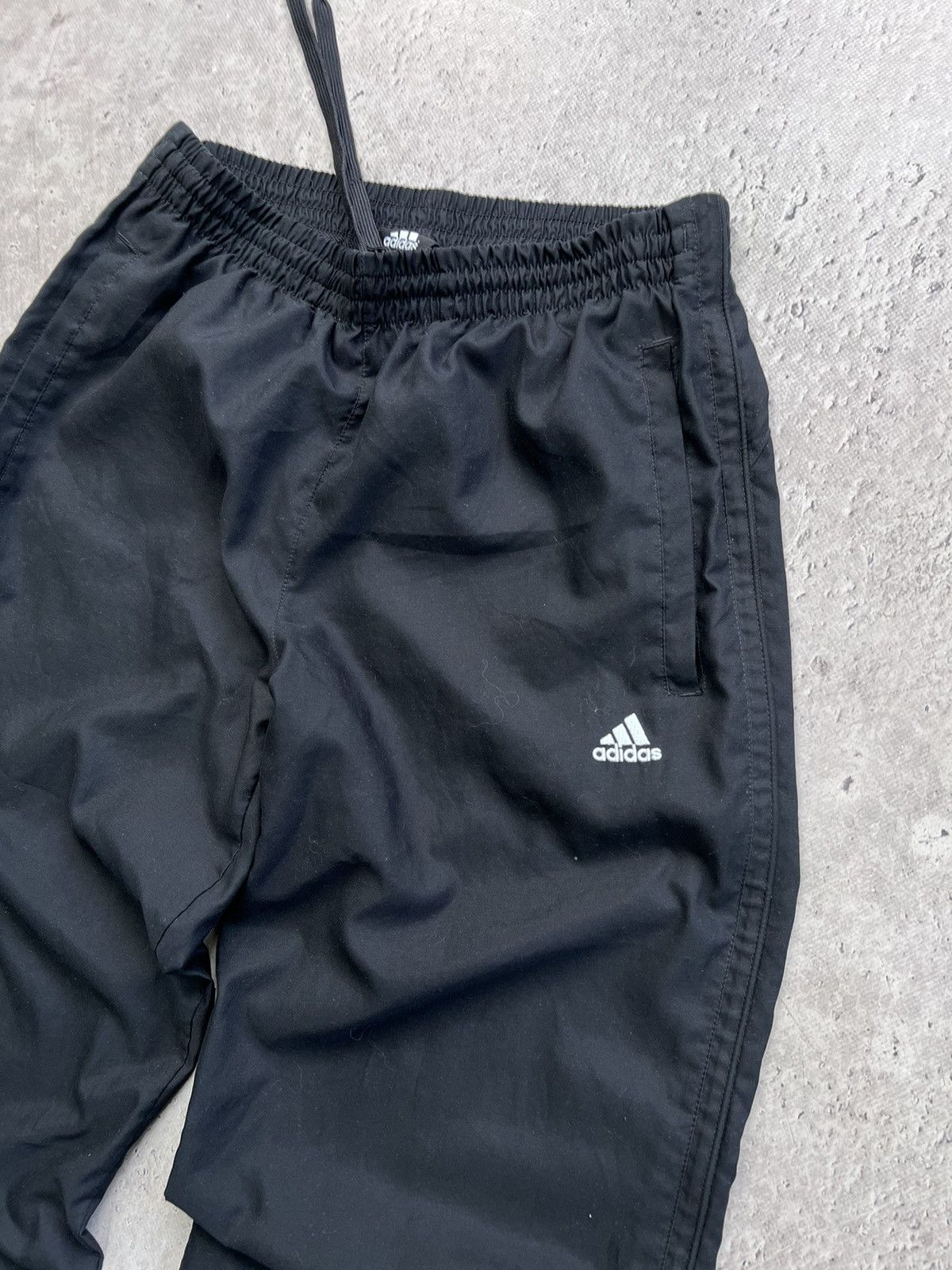 Adidas × Vintage Adidas Vintage Drill Y2K Adidas Drill Track Pants Nylon 90s Size US 32 / EU 48 - 5 Thumbnail