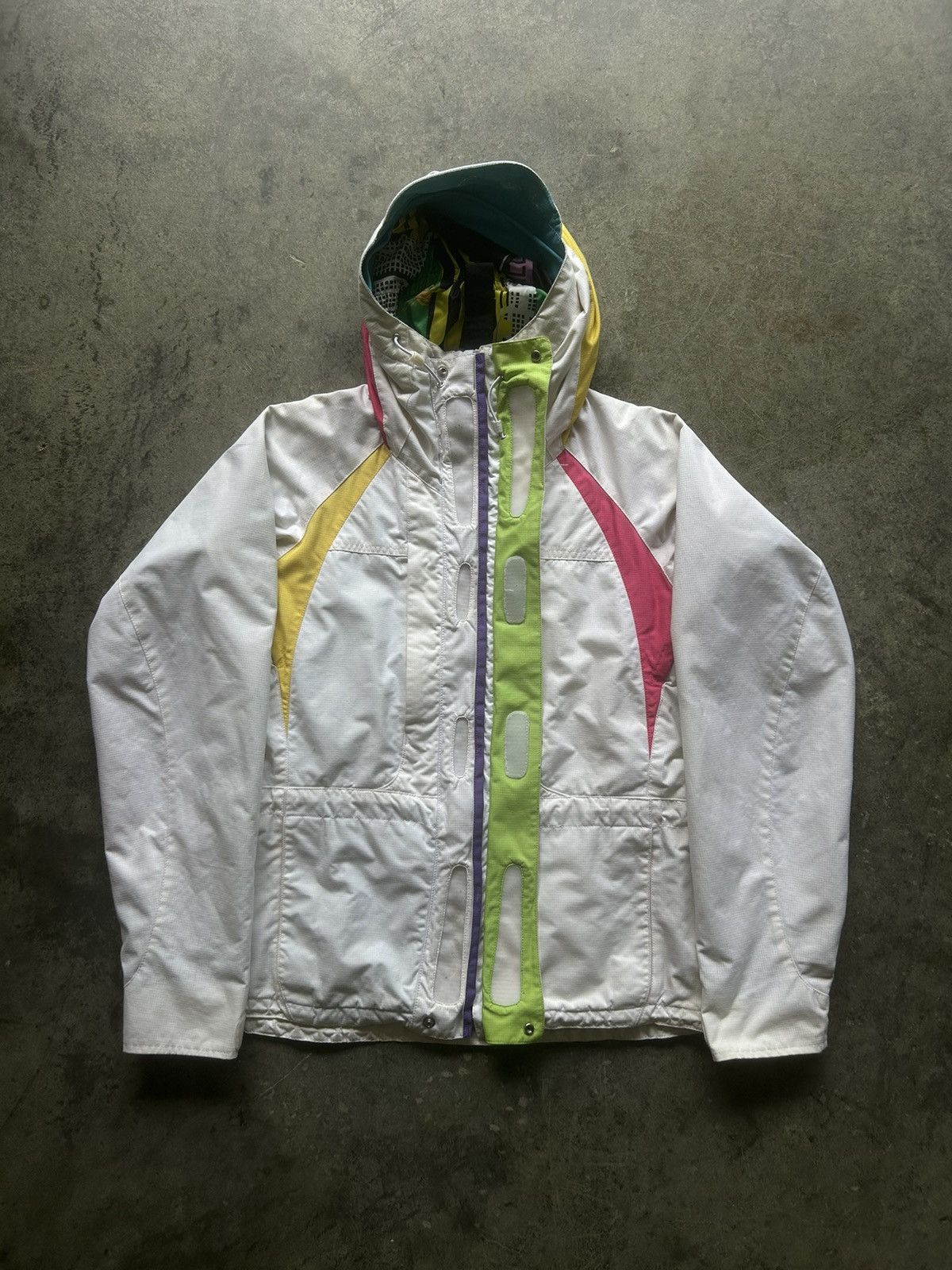 image of Phenomenon Rainbow Mountain Jacket in White, Men's (Size Medium)