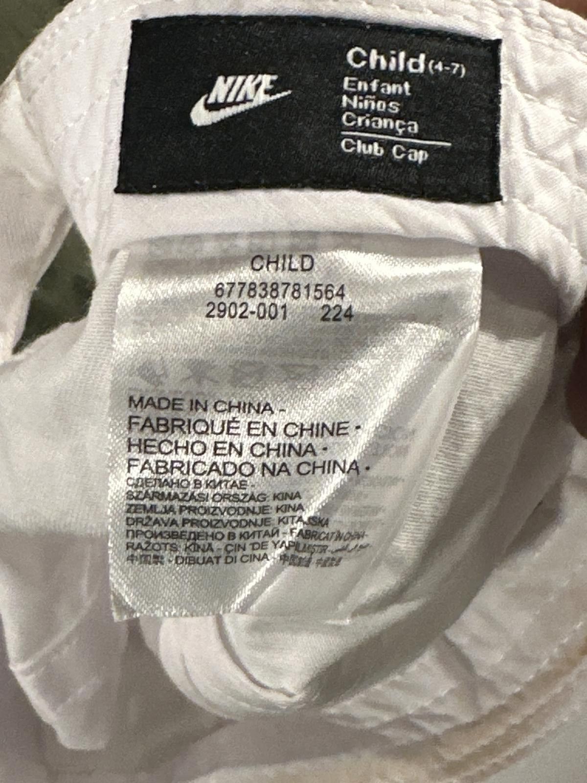 Nike Nike Children's White Medium Cotton Hat Baseball Cap Size ONE SIZE - 3 Thumbnail