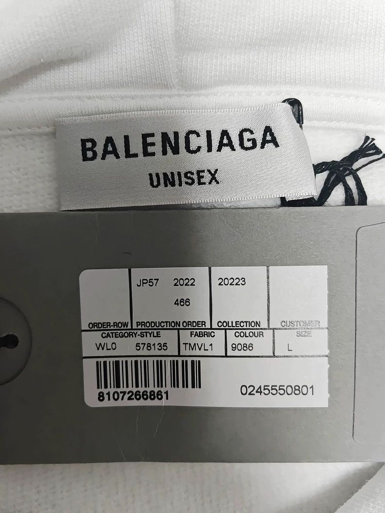 Balenciaga Balenciaga 23ss WFP Co branded Hoodie-2506 Size US L / EU 52-54 / 3 - 5 Thumbnail