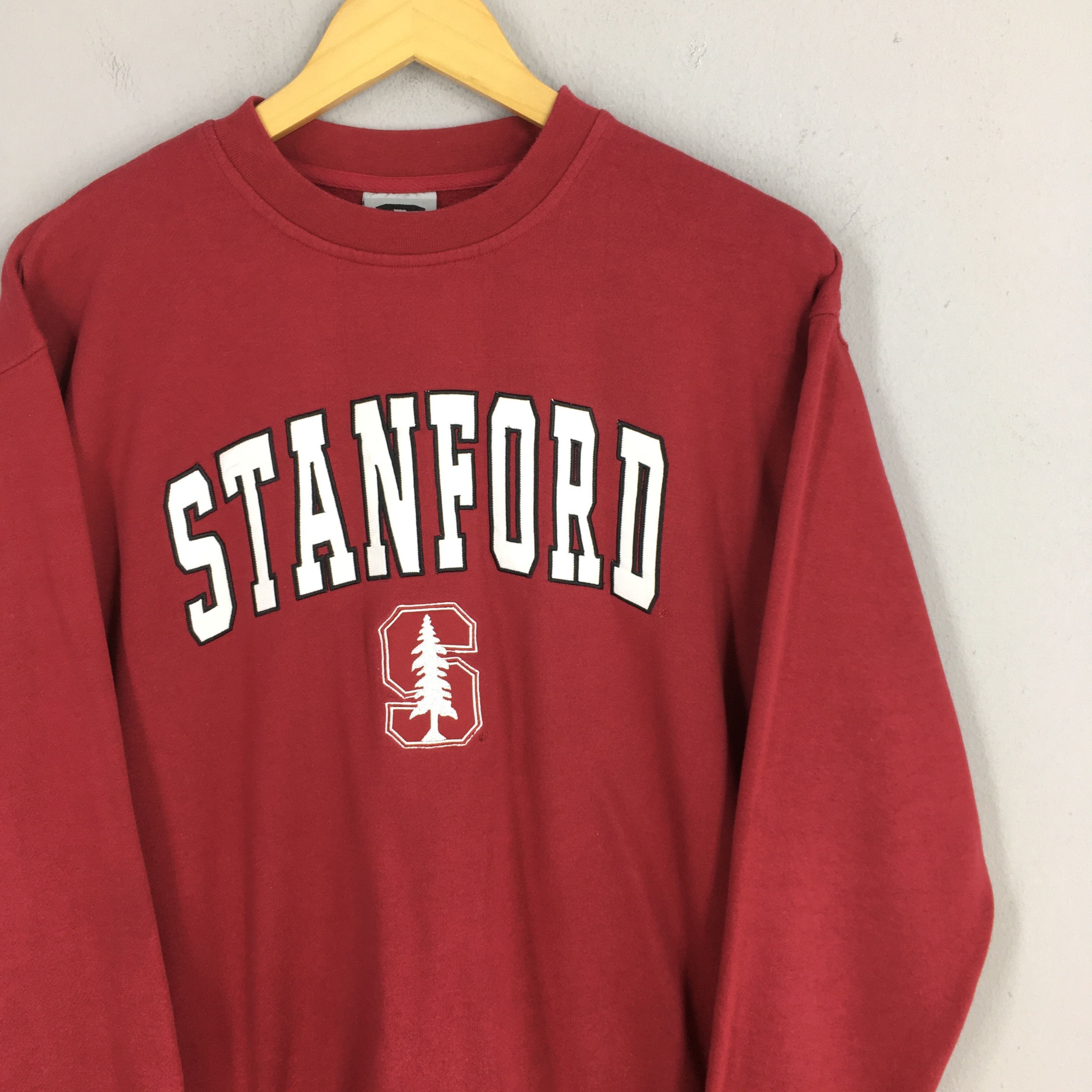 NCAA × Vintage Vintage Y2K Stanford University Red Sweatshirt Medium Size US M / EU 48-50 / 2 - 2 Thumbnail